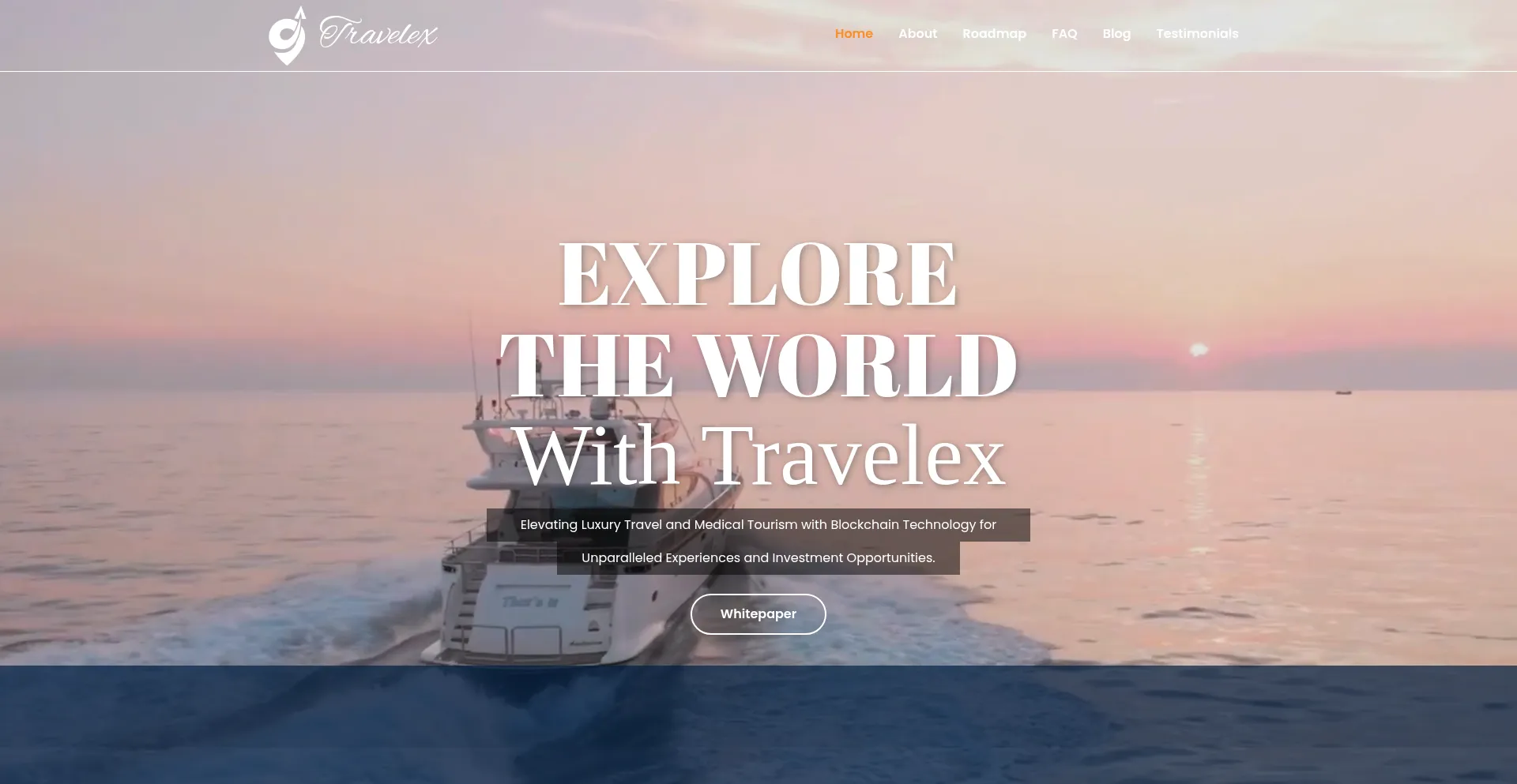 Website screenshot of Travelex-coin.com
