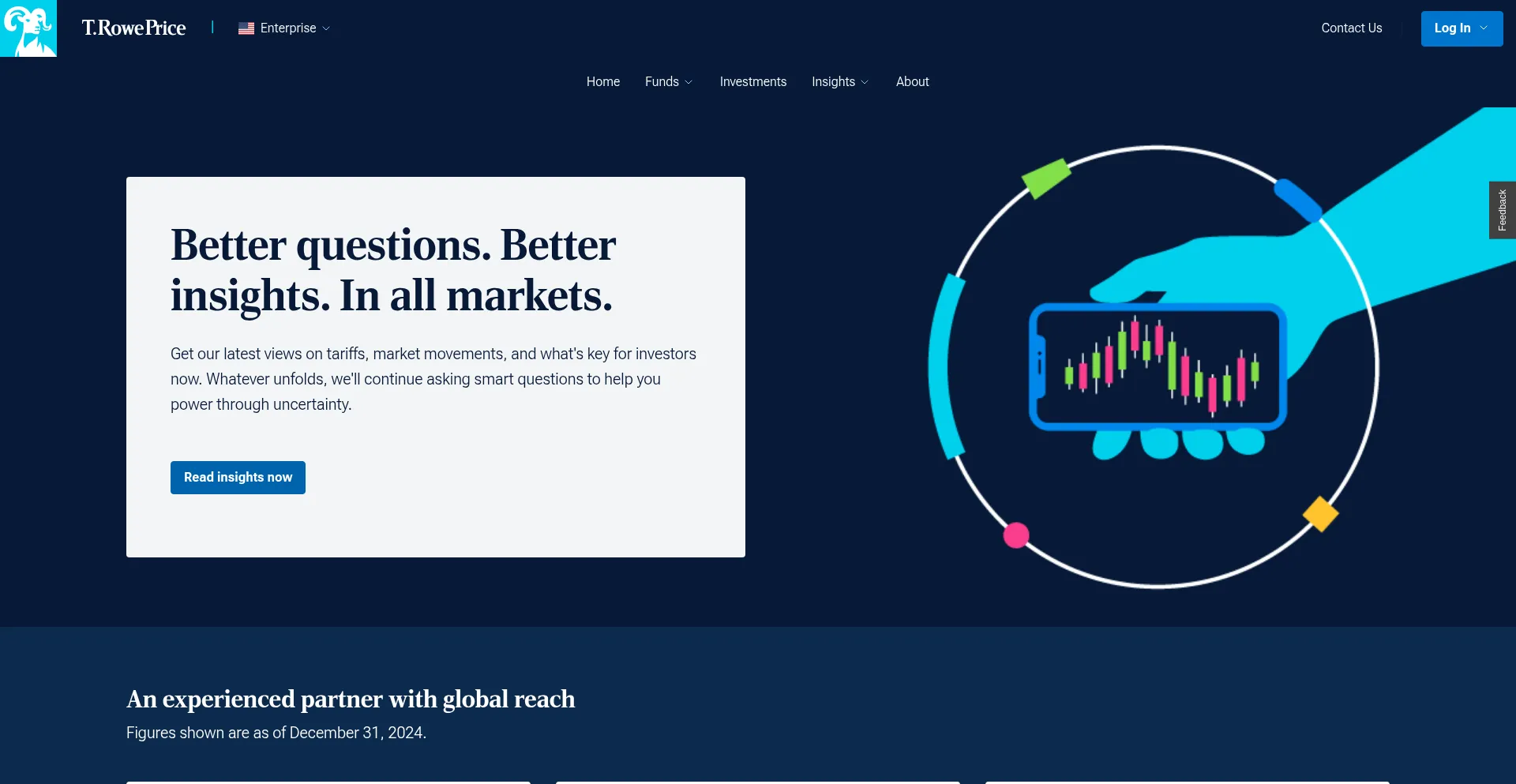 Website screenshot of Troweprice.com