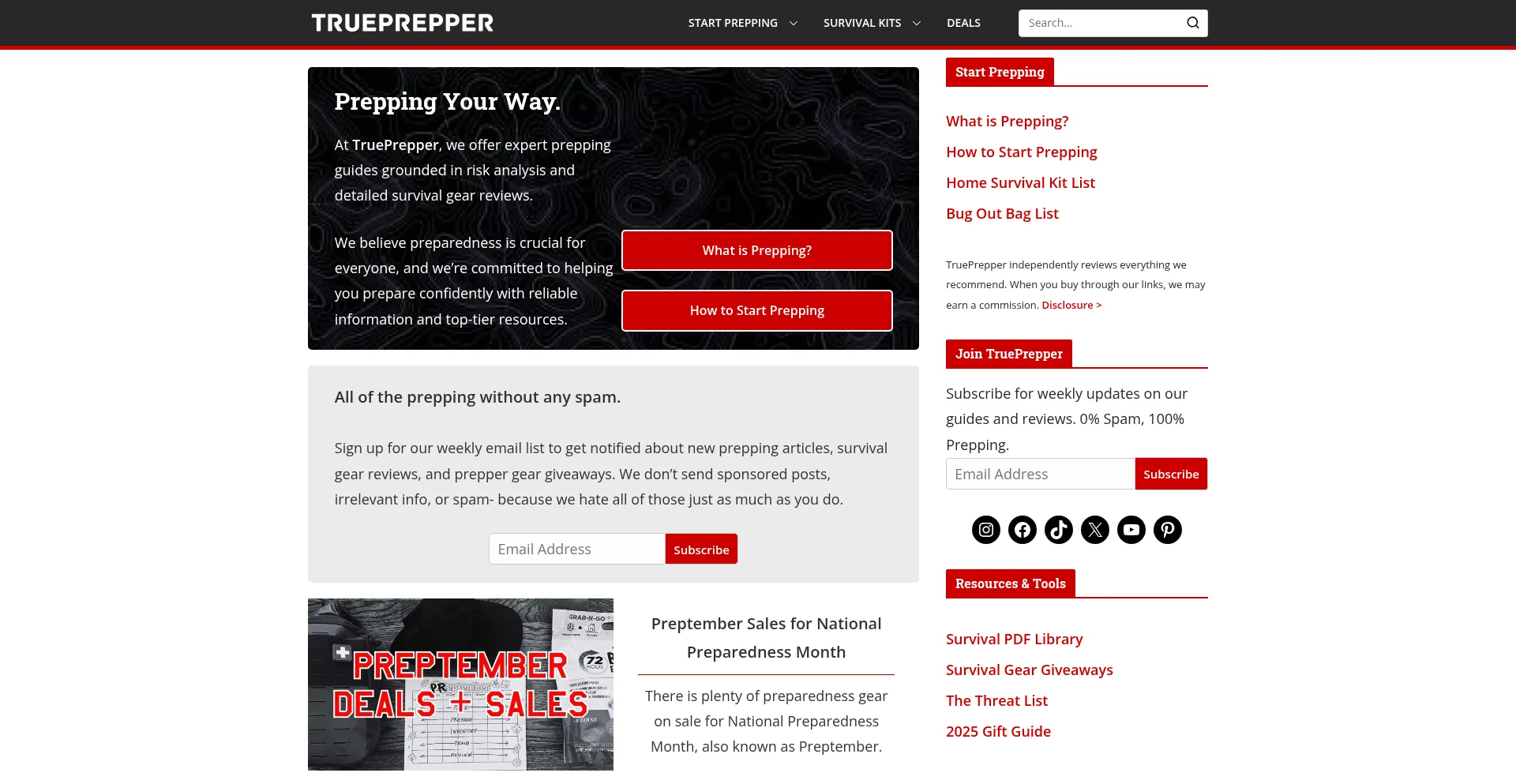 Trueprepper.com est-il Sûr et Fiable ?