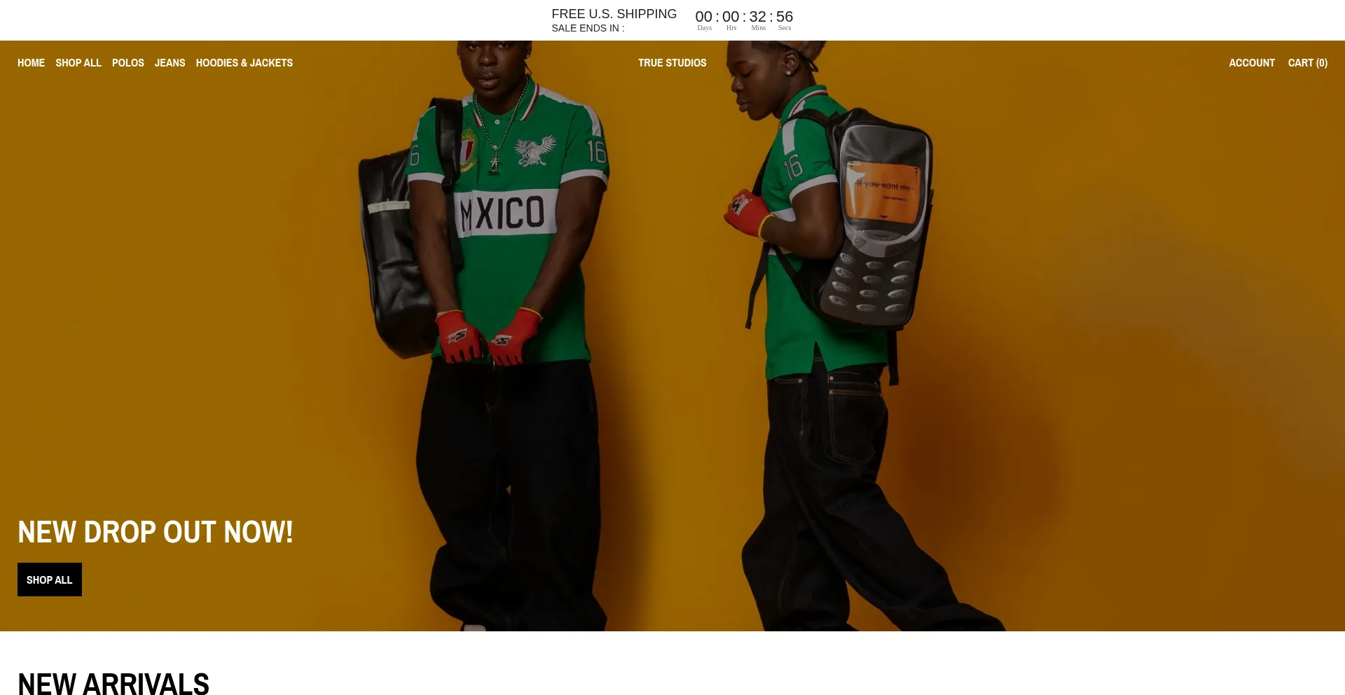 Truestudios.shop Screenshot