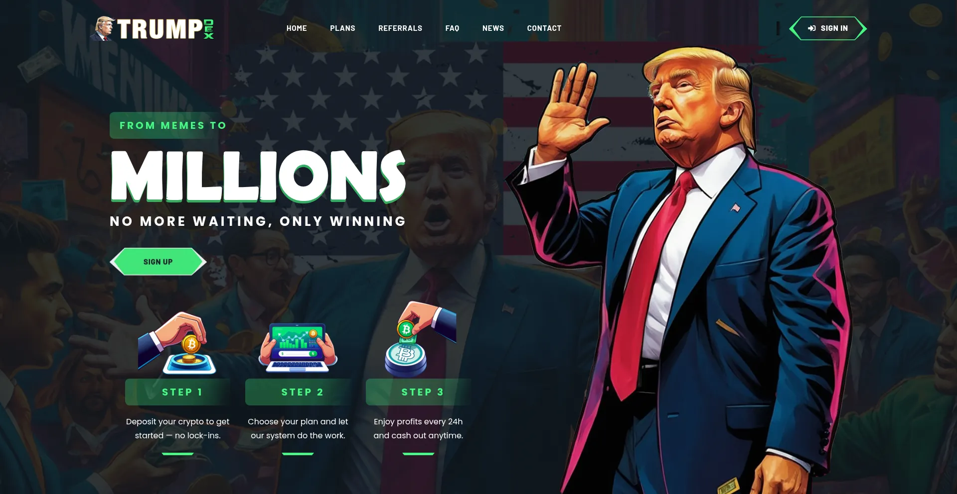 Trumpdex.io est-il Sûr et Fiable ?