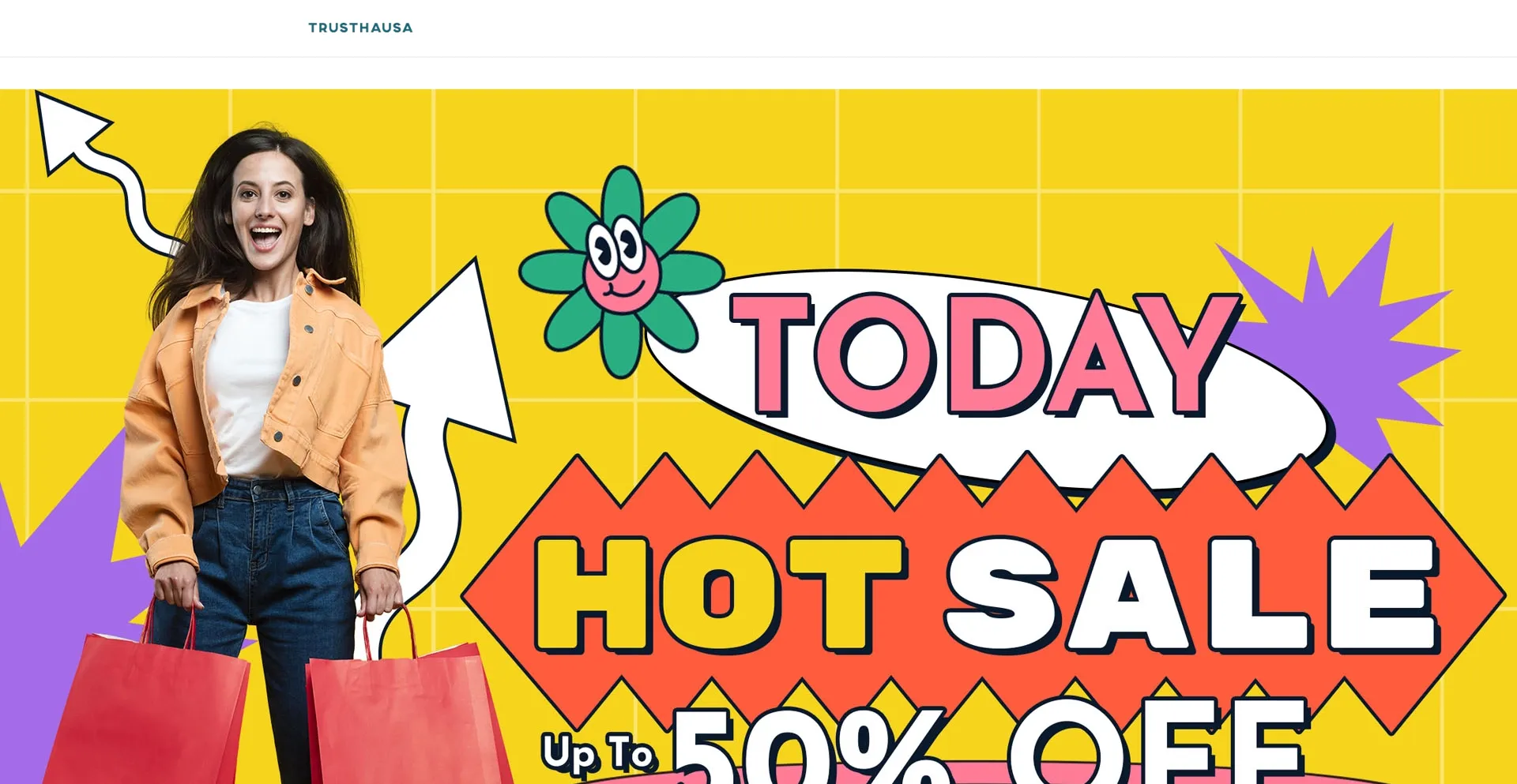 Website screenshot of Trusthausa.com