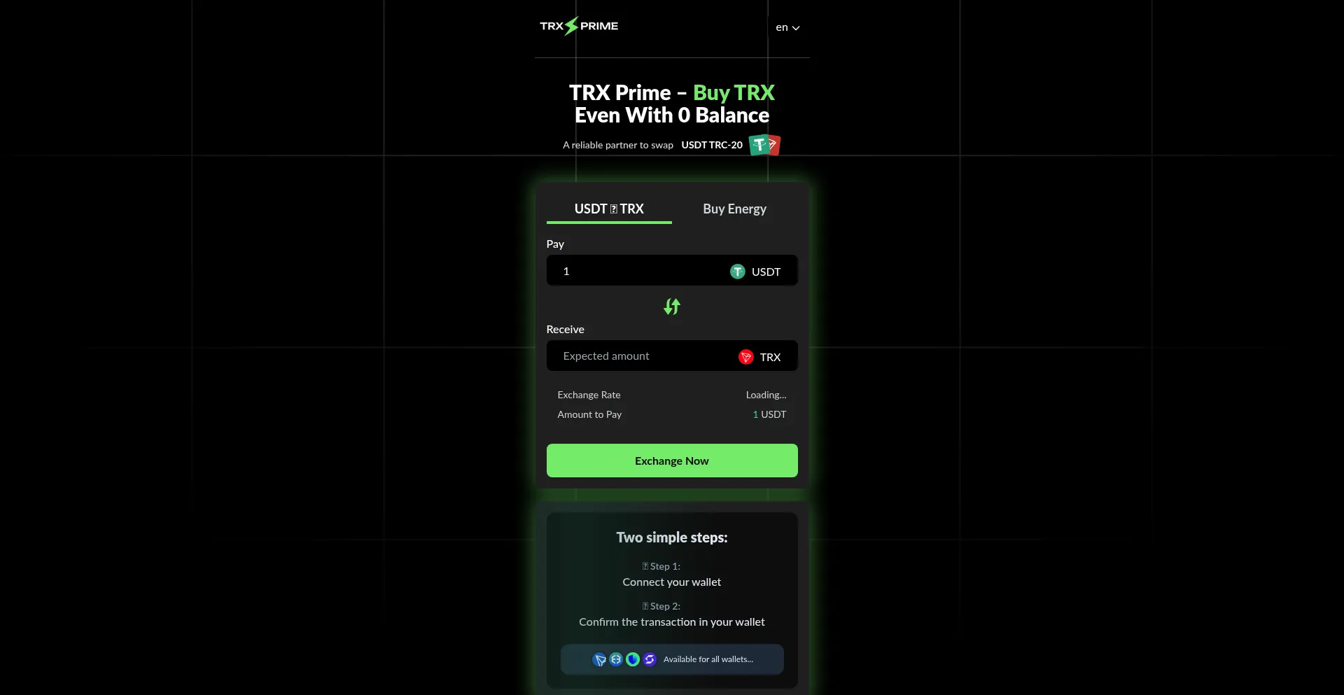 Website screenshot of Trx-best.org
