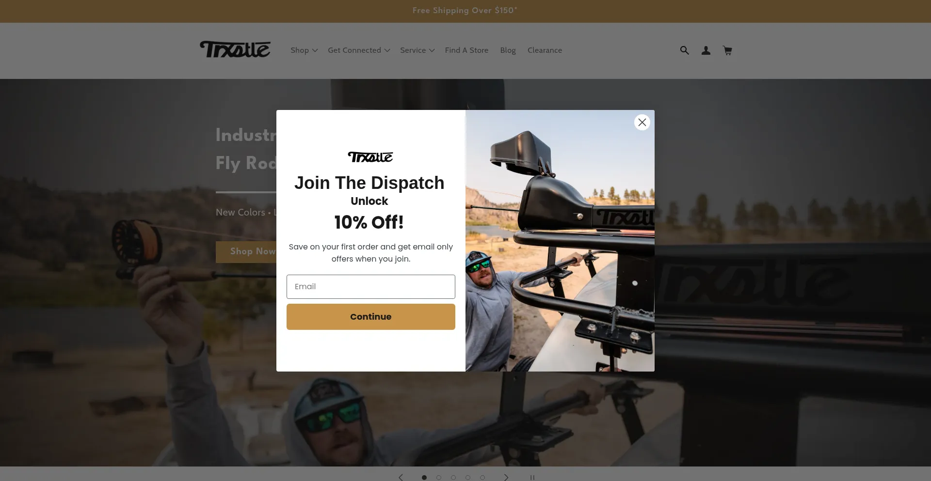 Website screenshot of Trxstle.com