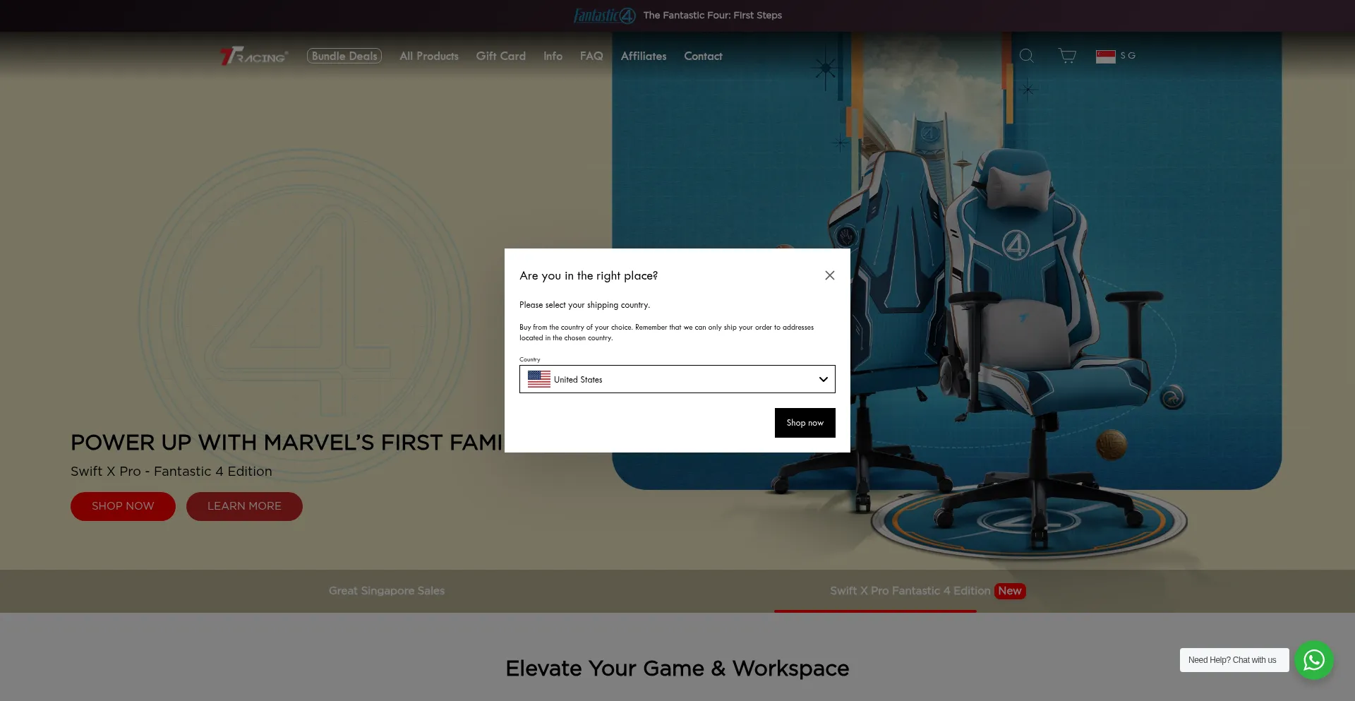 Website screenshot of Ttracing.sg