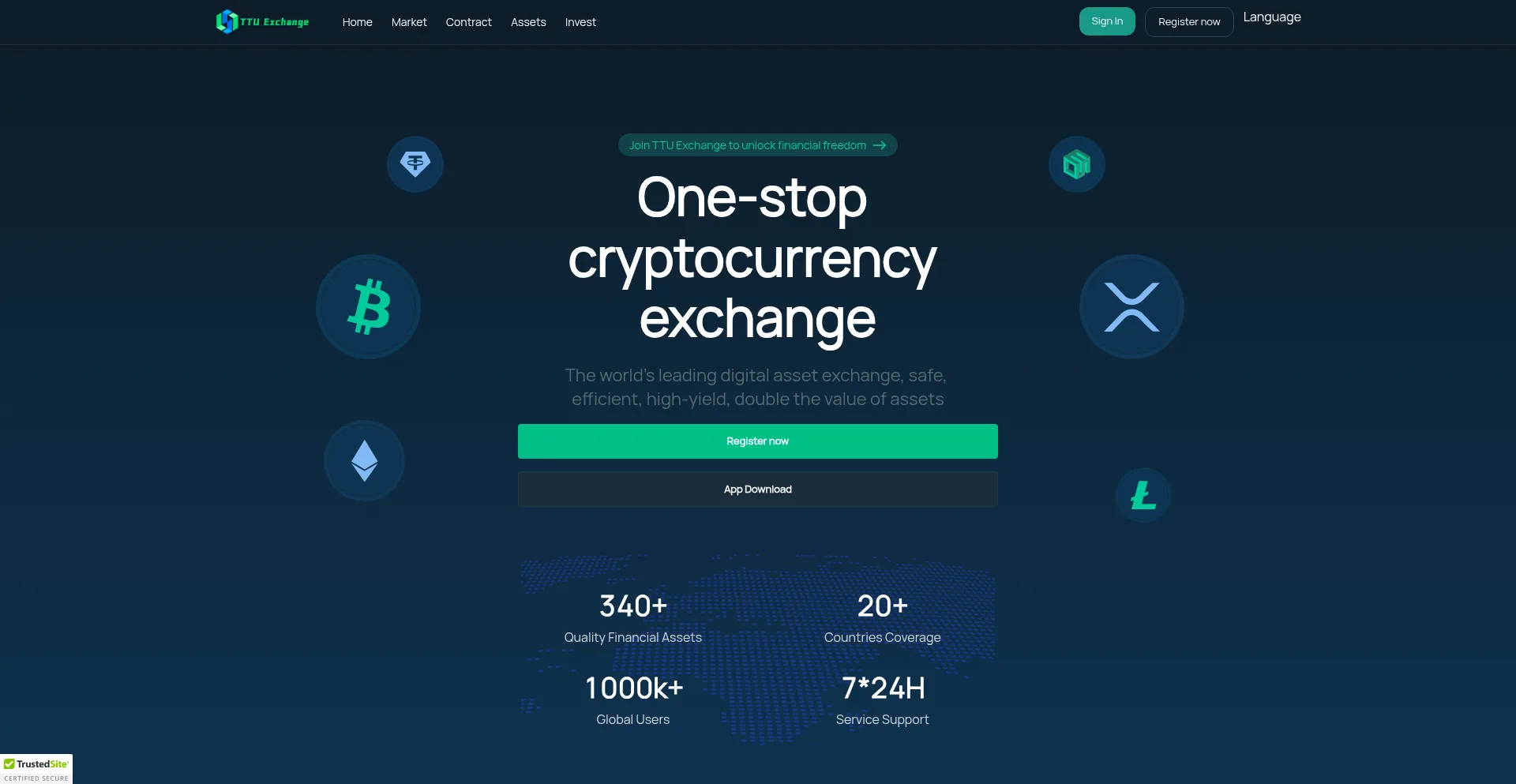 Website screenshot of Ttuex.club