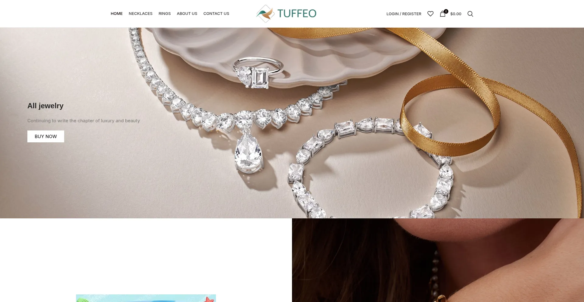 Website screenshot of Tuffeo.com