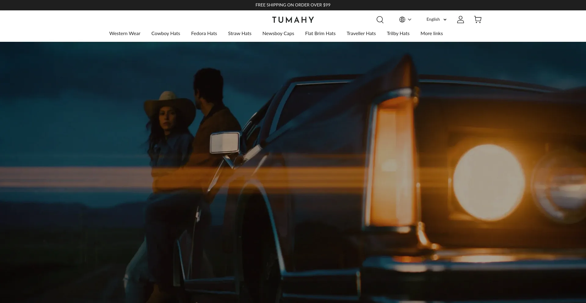 Website screenshot of Tumahy.com