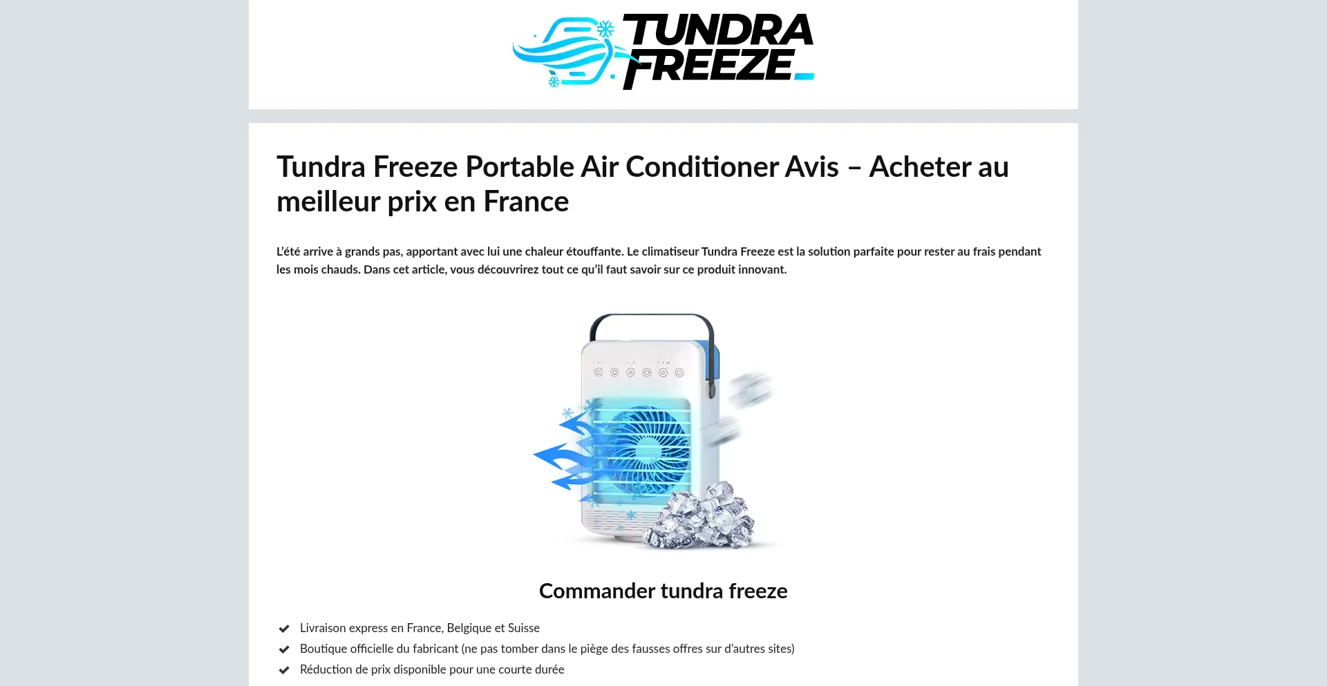 Tundra-freeze.fr est-il Sûr et Fiable ?