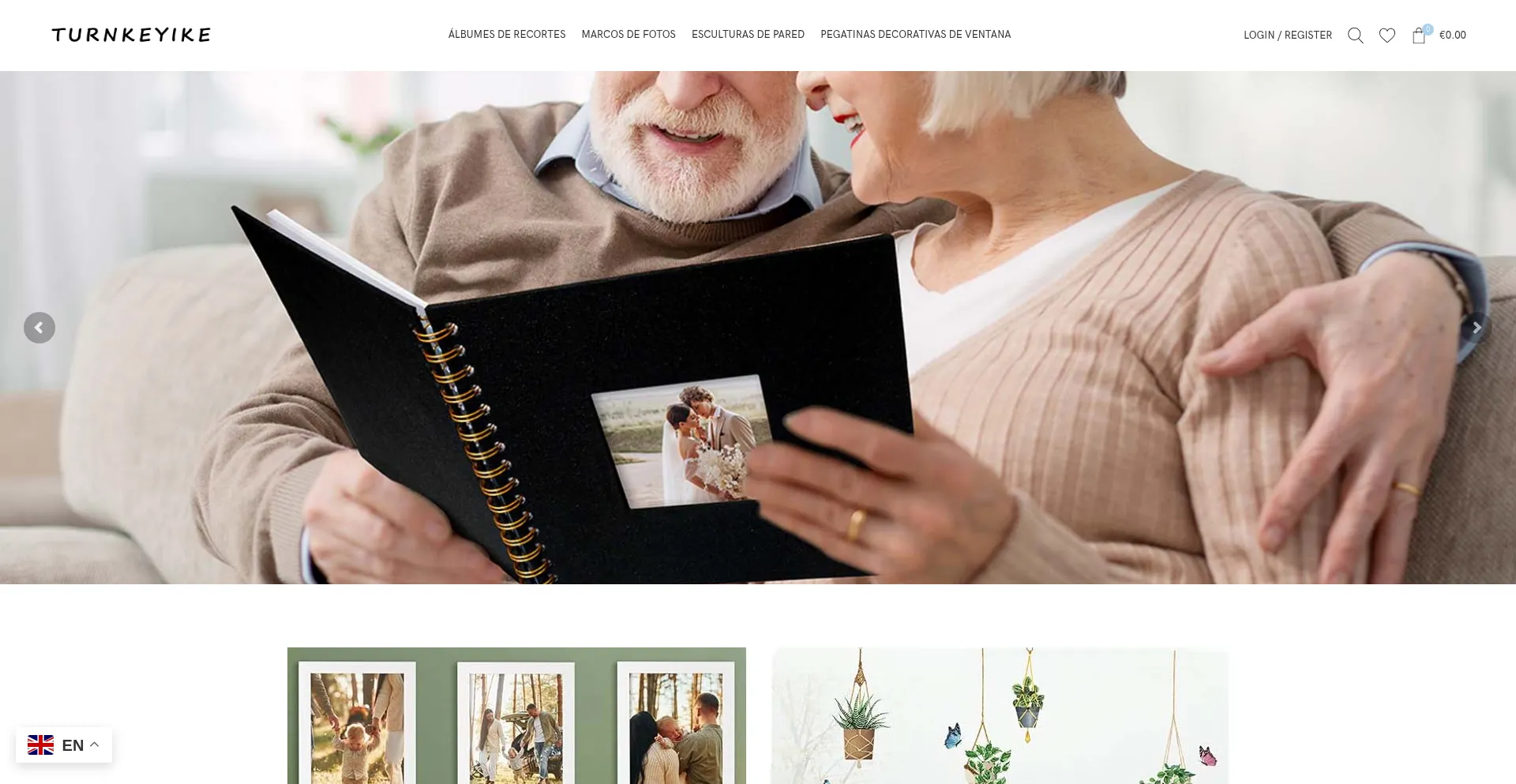 Website screenshot of Turnkeyike.com