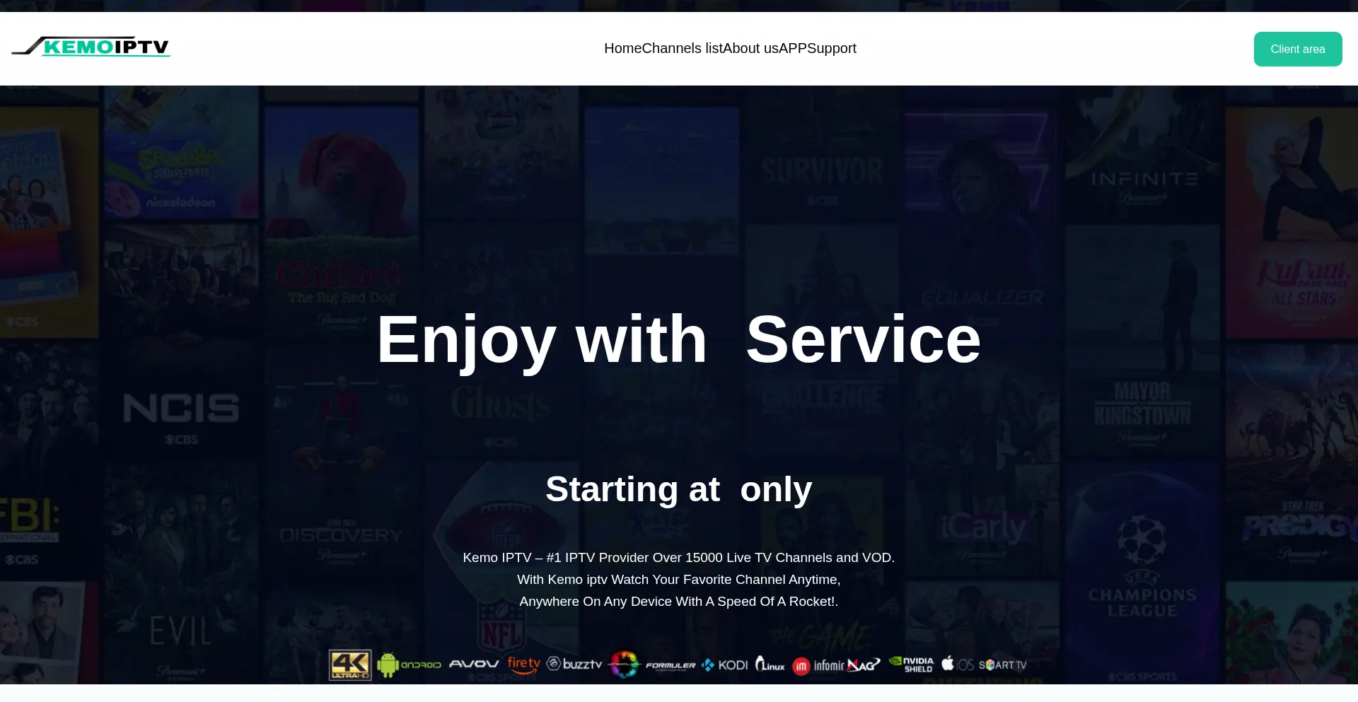 Website screenshot of Tv-kemo.com