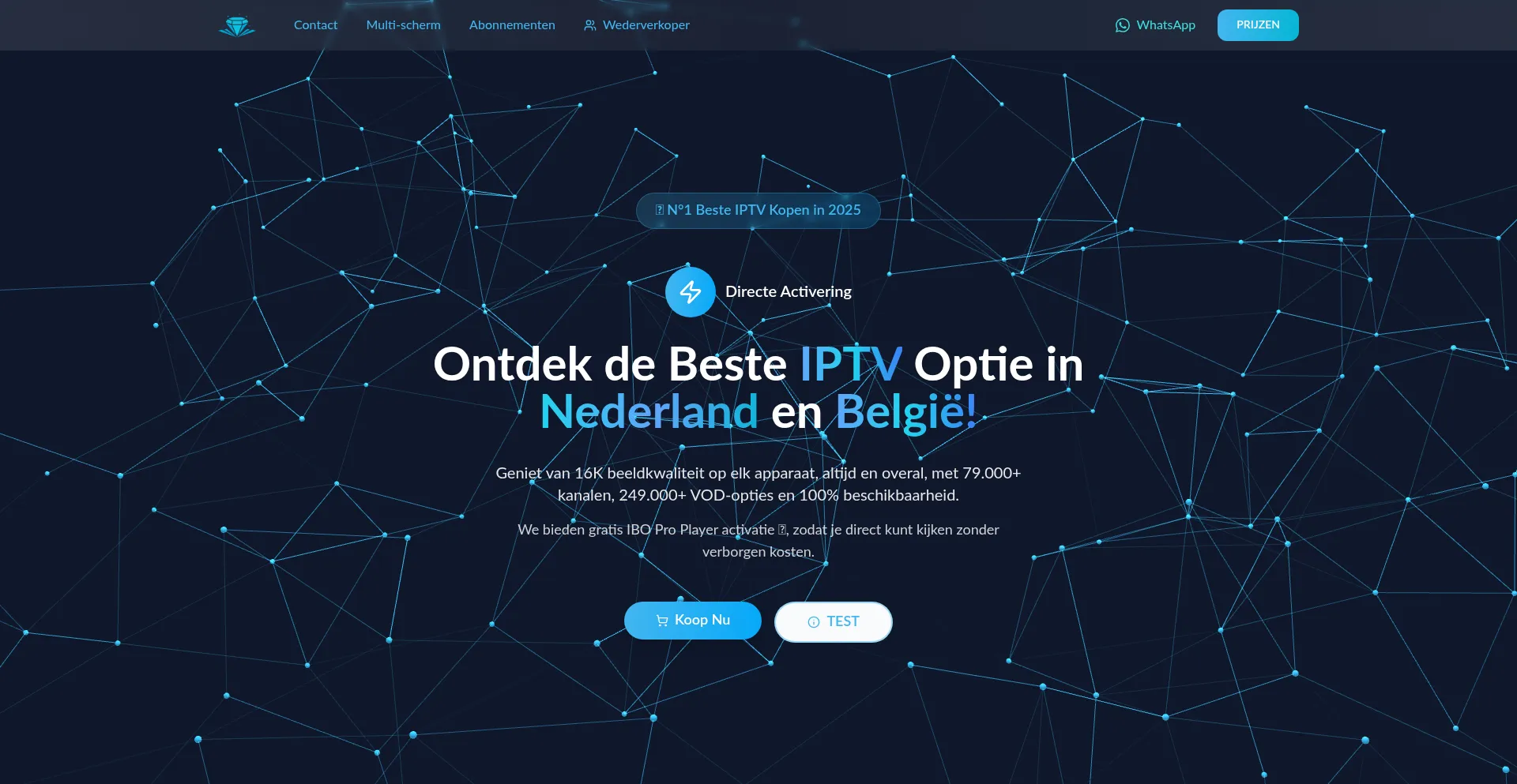 Website screenshot of Tvdiamant.com