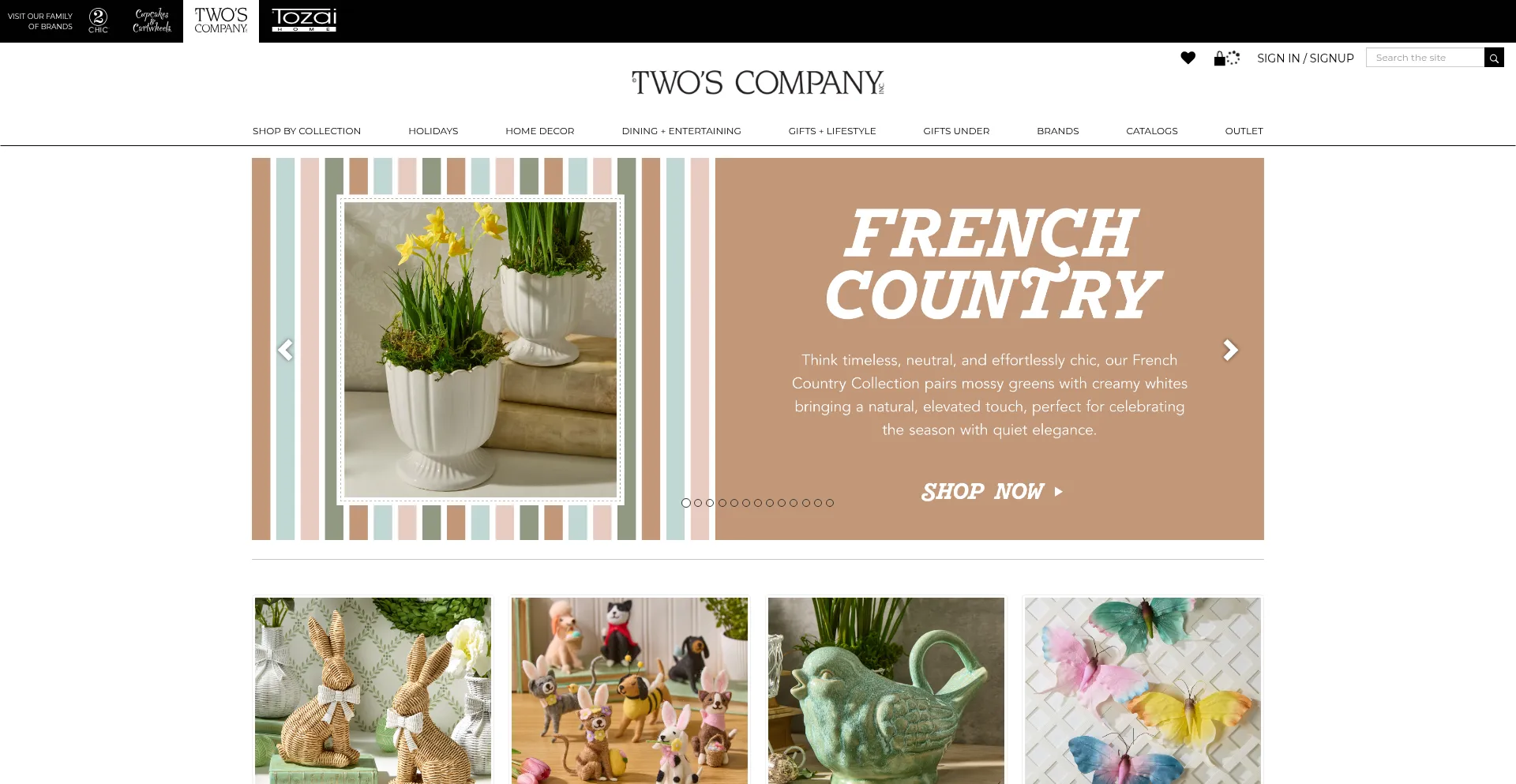 Twoscompany.com Screenshot