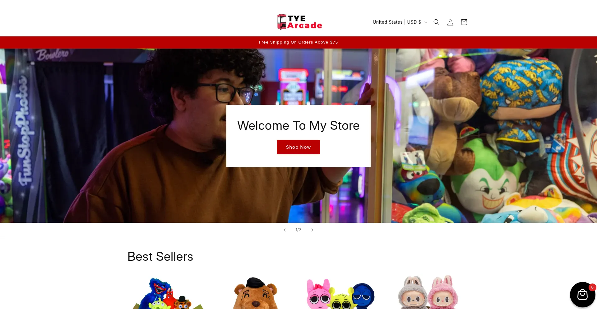 Tyearcade.com Screenshot
