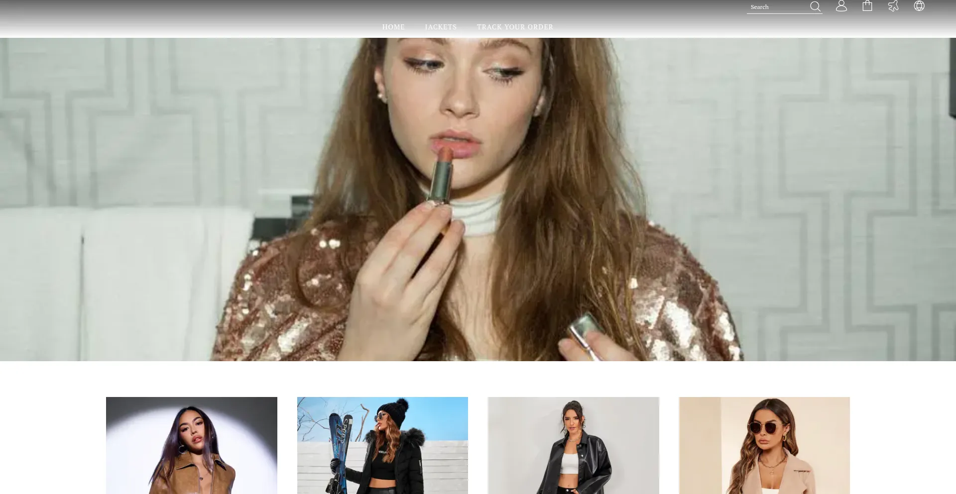 Website screenshot of Uaashop.com