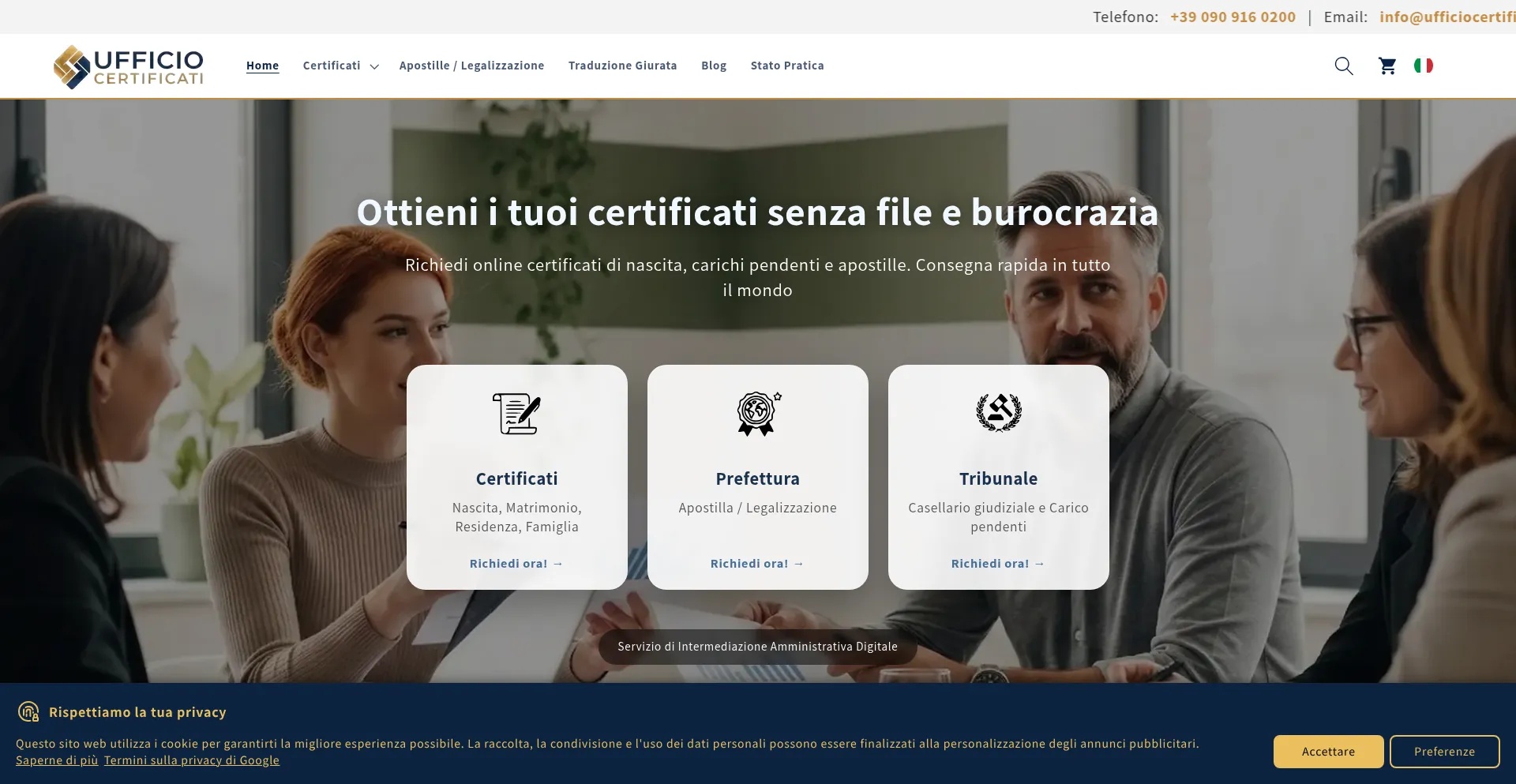 Ufficiocertificati.it