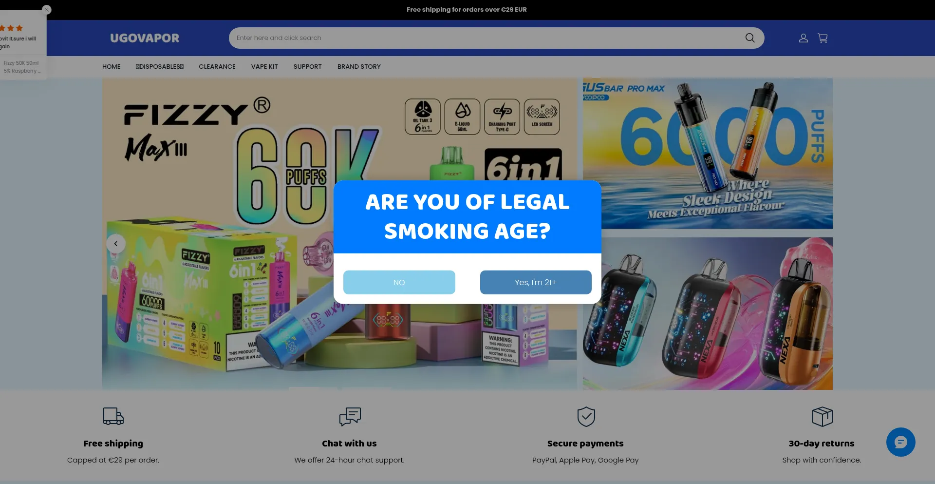 Ugovapor.myshopline.com est-il Sûr et Fiable ?
