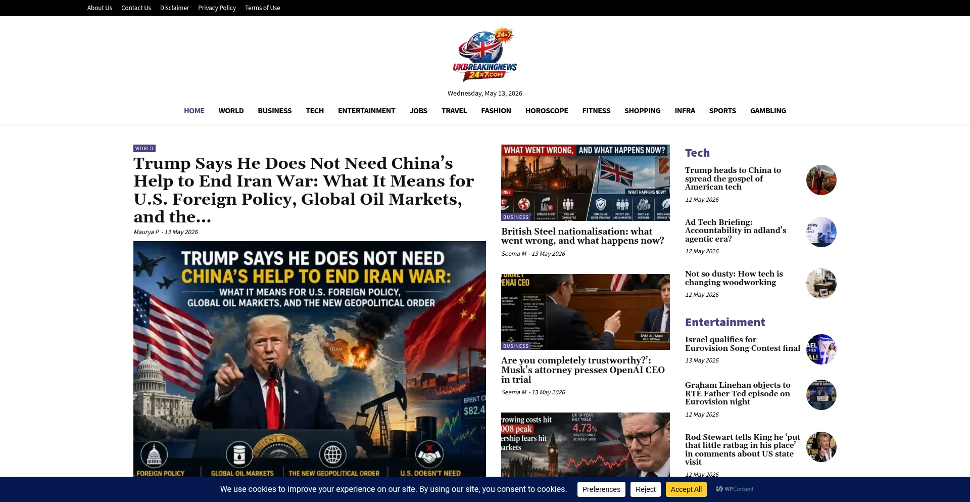 Ukbreakingnews24x7.com