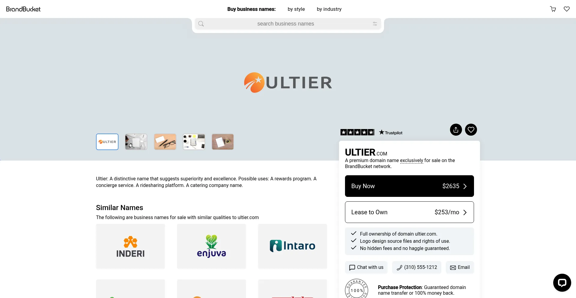 Ultier.com Screenshot