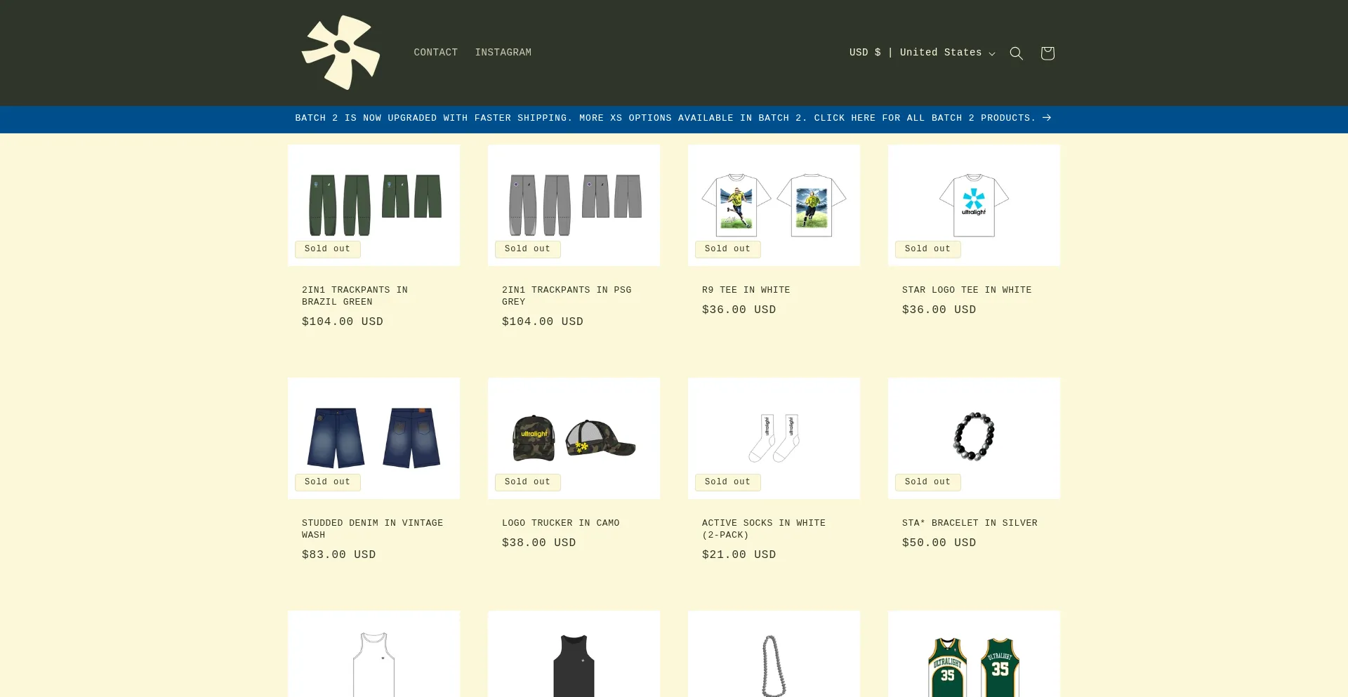 Website screenshot of Ultralightlondon.com