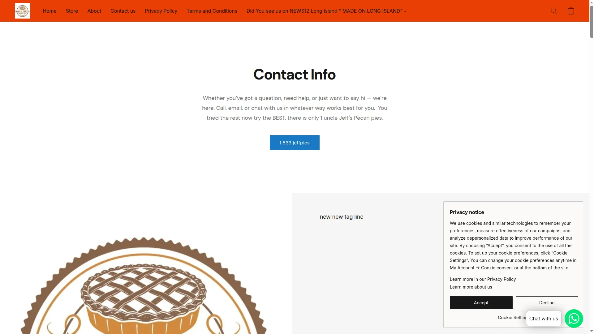 Unclejeffspecanpiesandmore.company.site