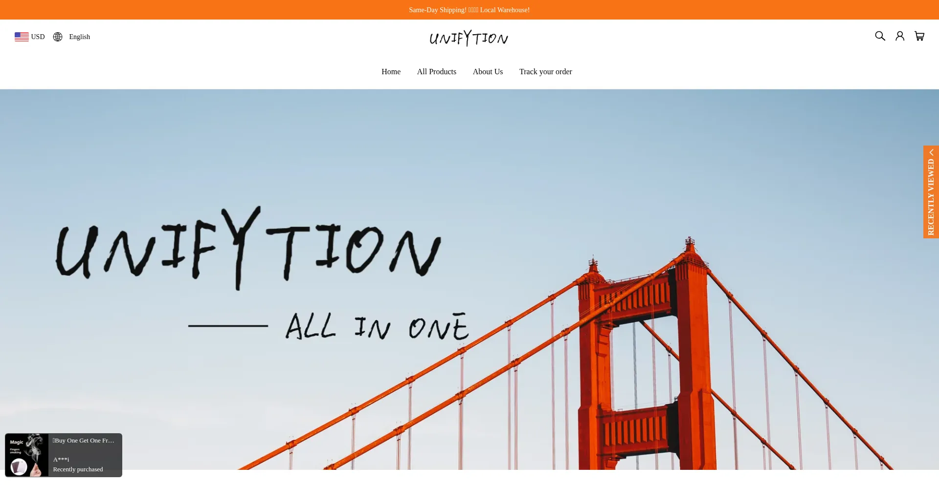 Unifytion.com Screenshot