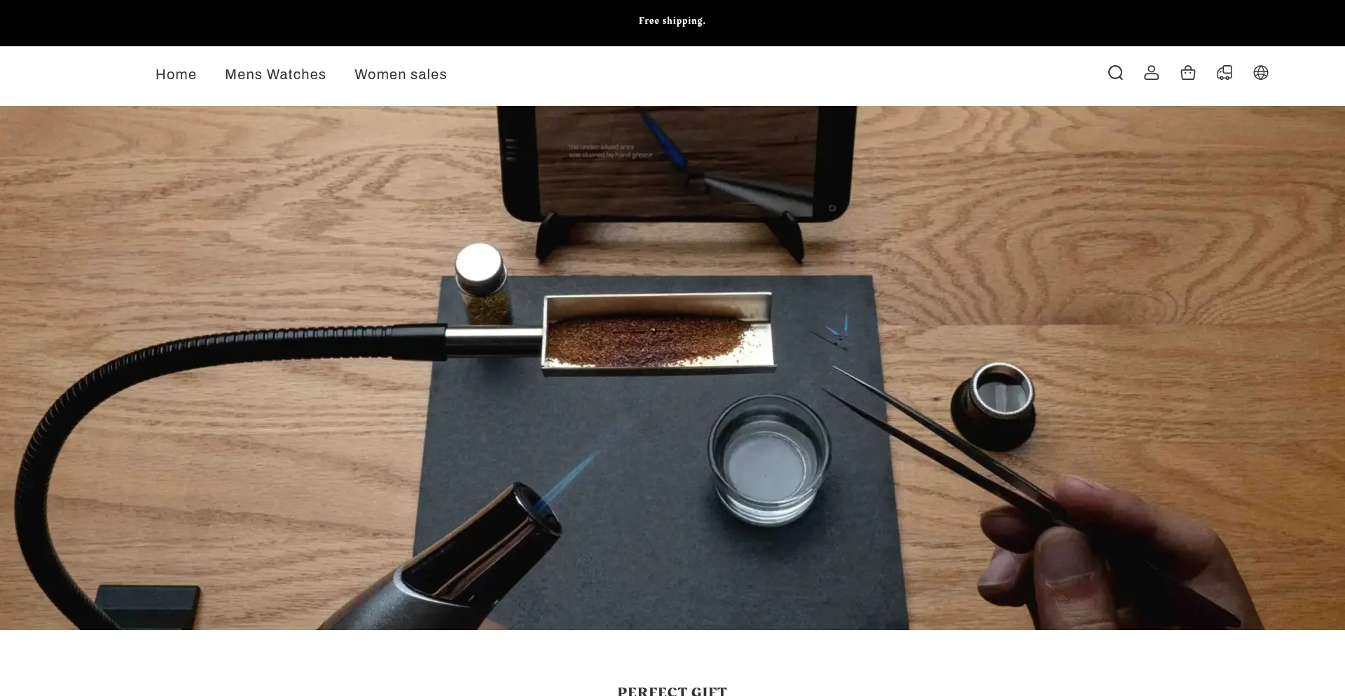 Website screenshot of United-luxury-watches.com