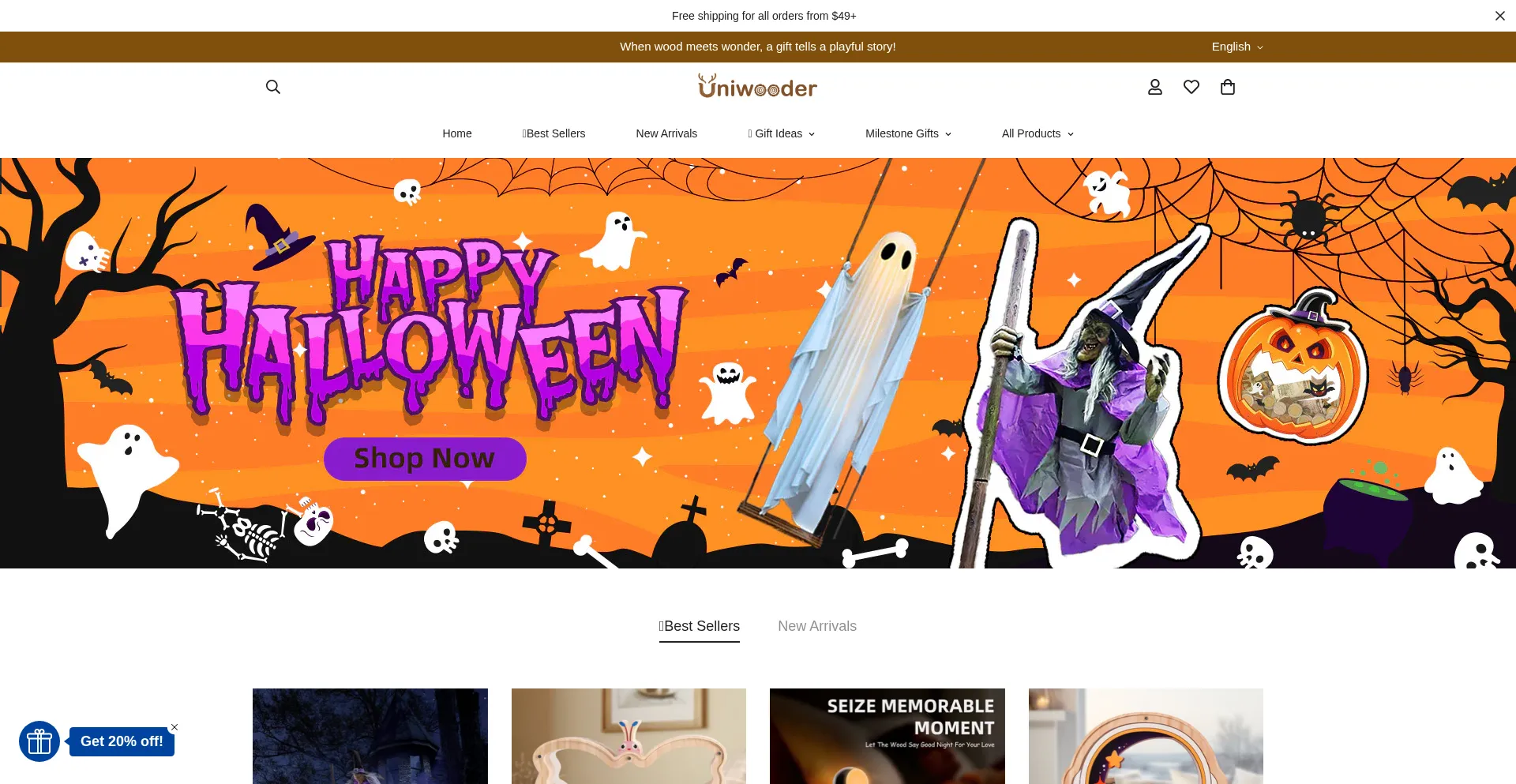 Uniwooder.com Screenshot