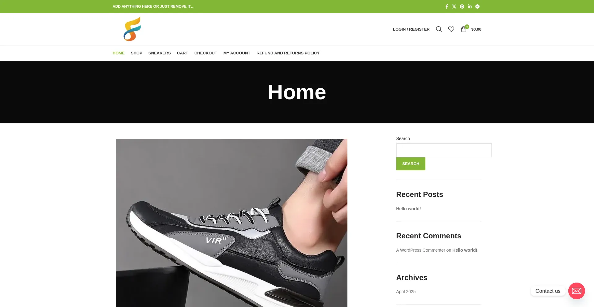 Website screenshot of Unsgixoag.com