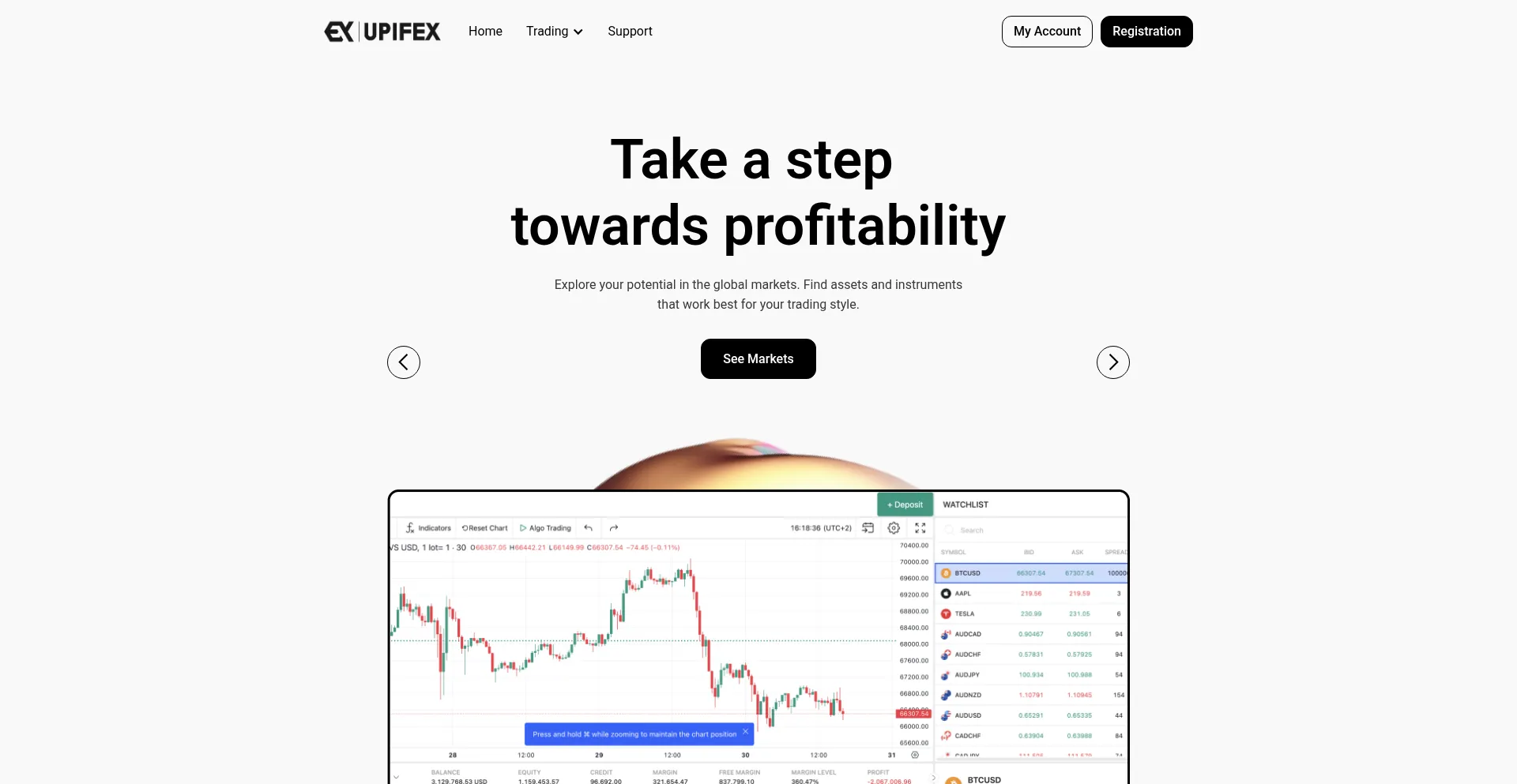 Website screenshot of Upifex.com