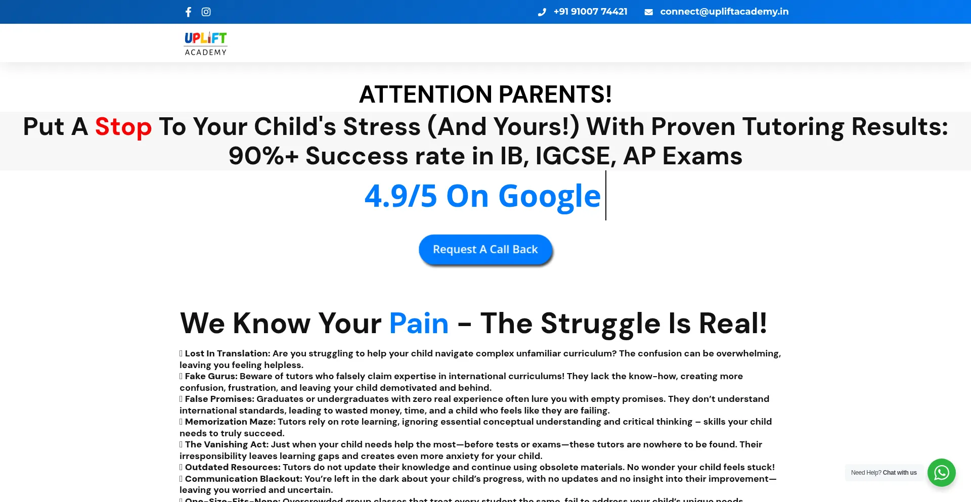 Upliftacademy.in