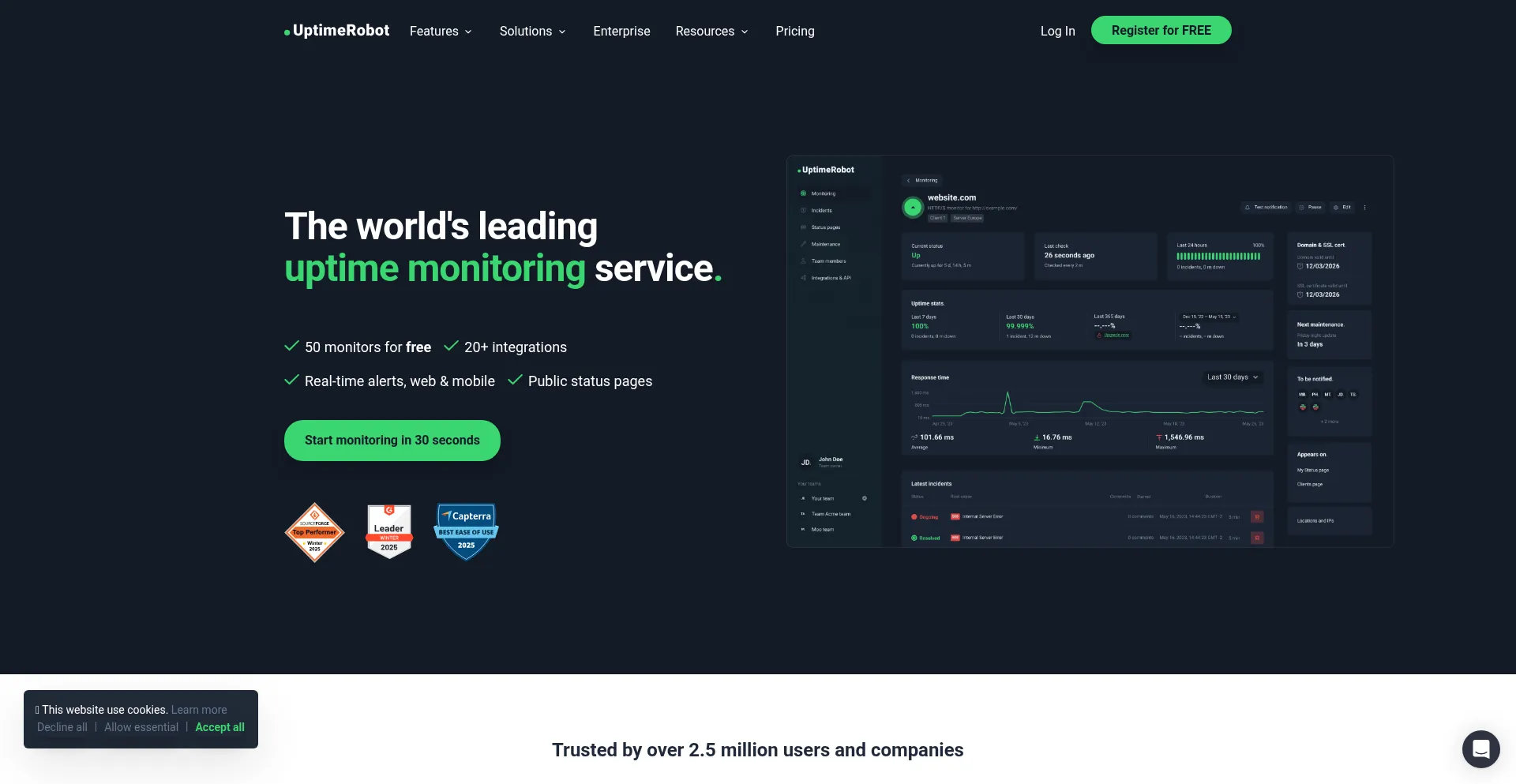 Uptimerobot.com