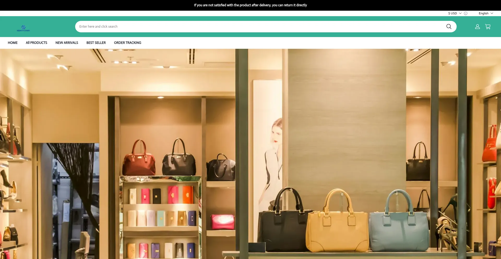 Website screenshot of Urbanstylehubs.com