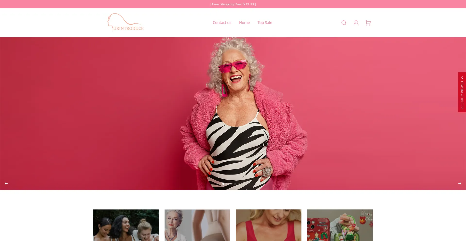 Website screenshot of Urintroduce.com
