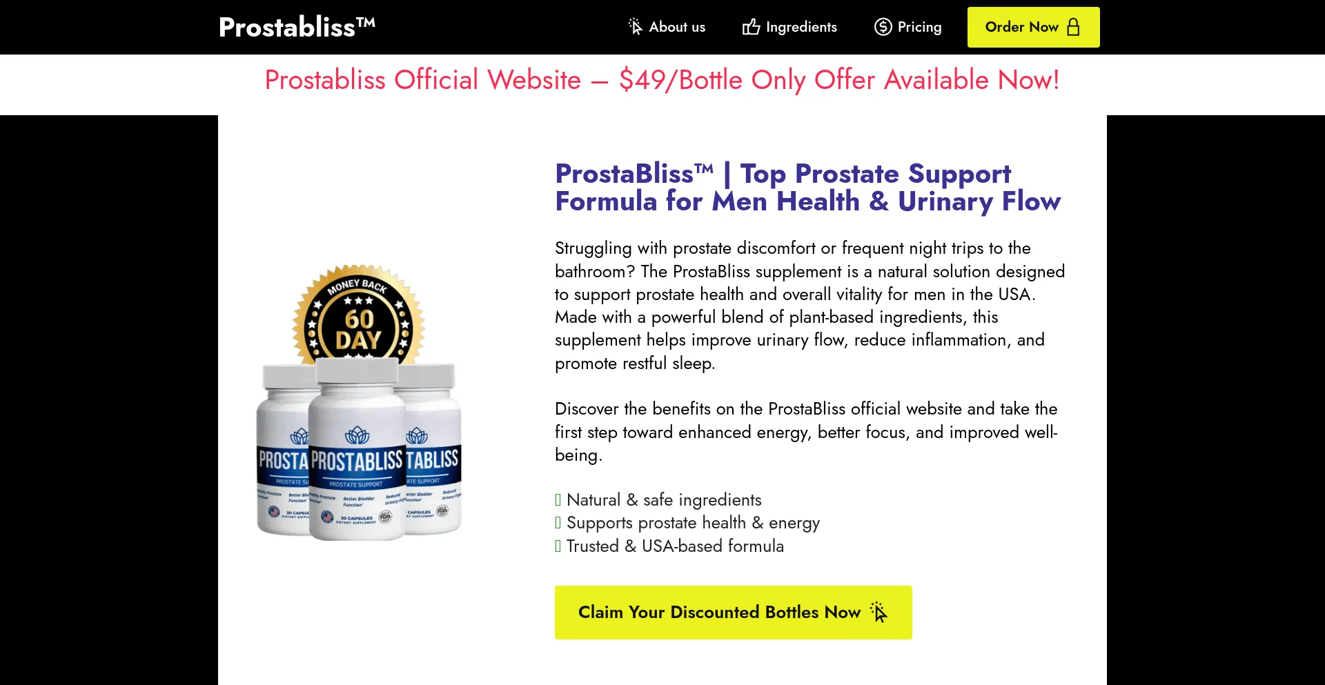 Us-us--prostabliss.com est-il Sûr et Fiable ?