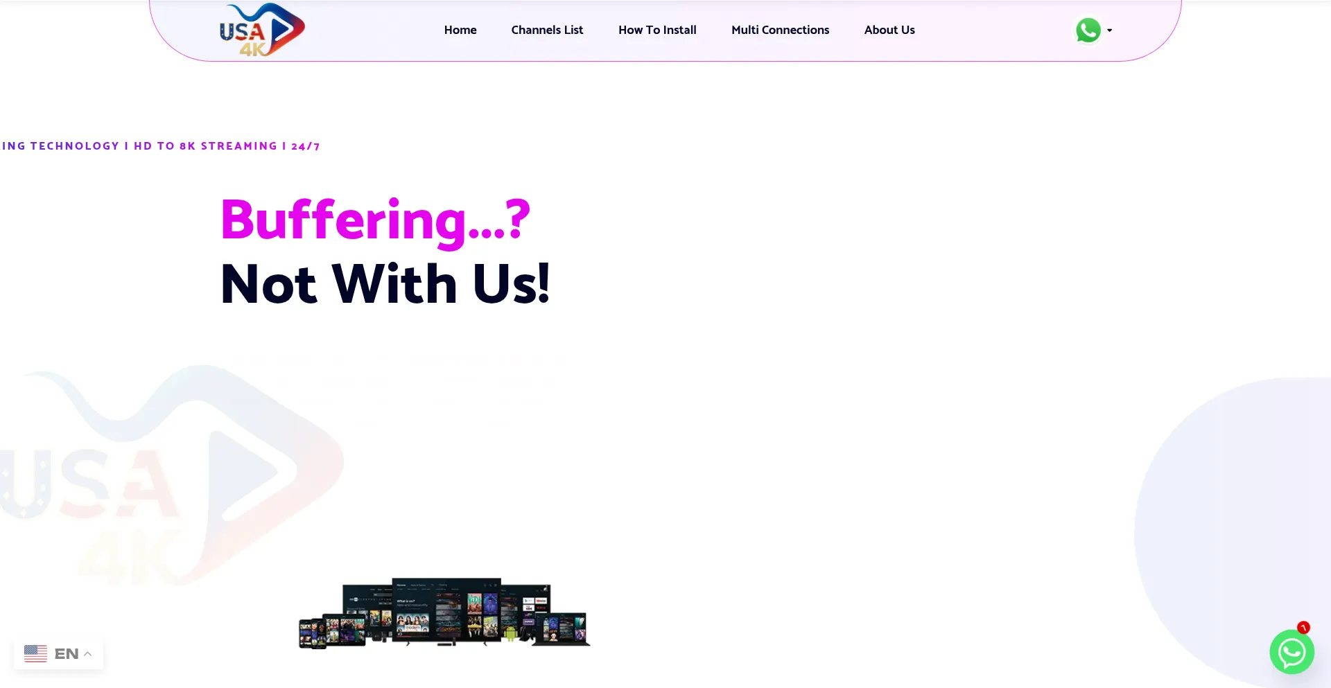 Website screenshot of Usa4k.store