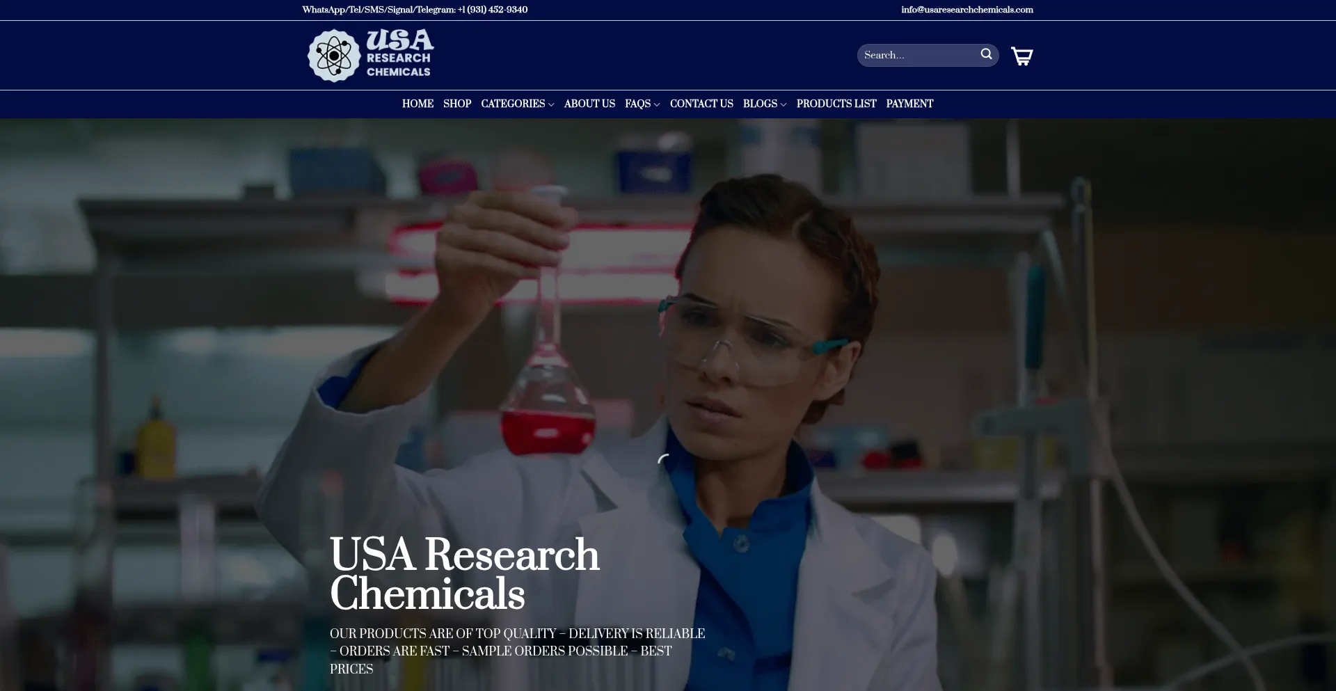 Usaresearchchemicals.com est-il Sûr et Fiable ?