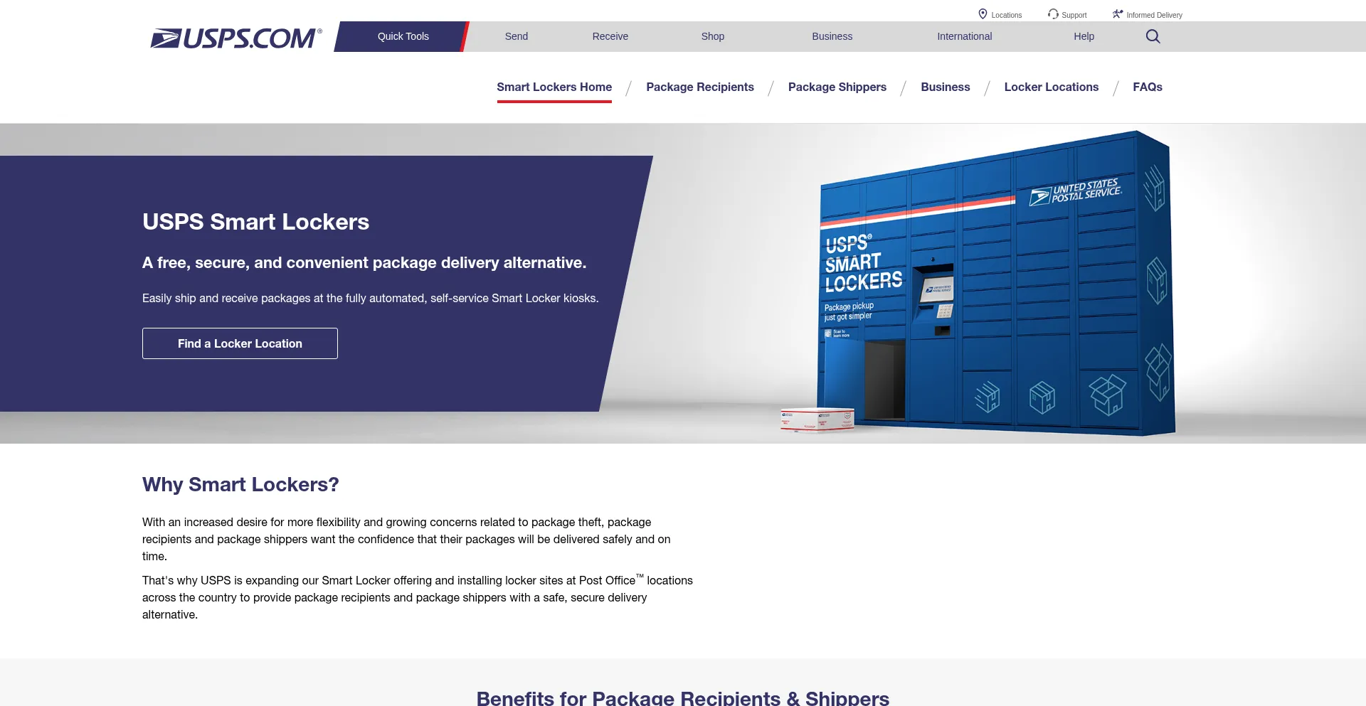 Uspssmartpackagelockers.com