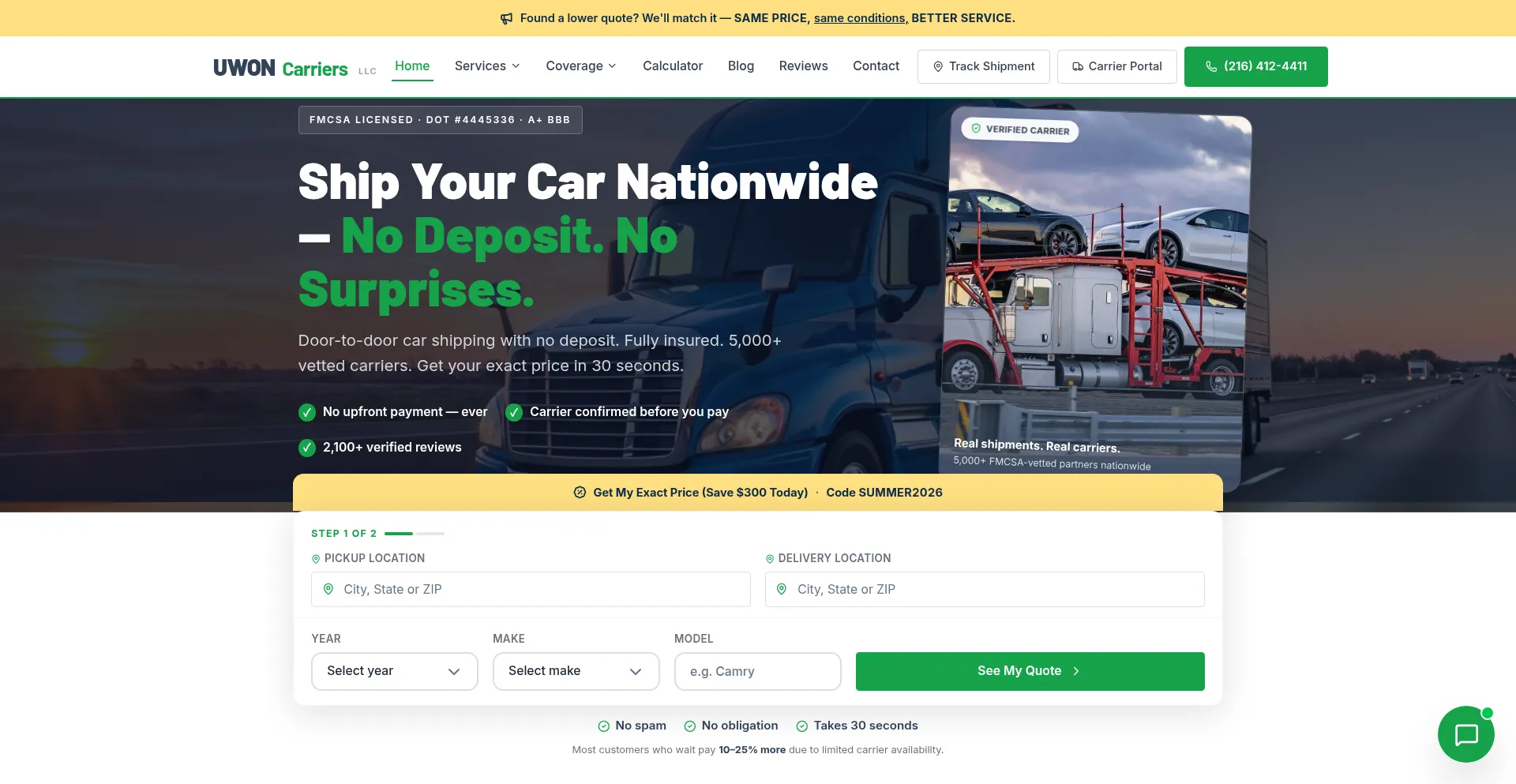 Uwoncarriers.com