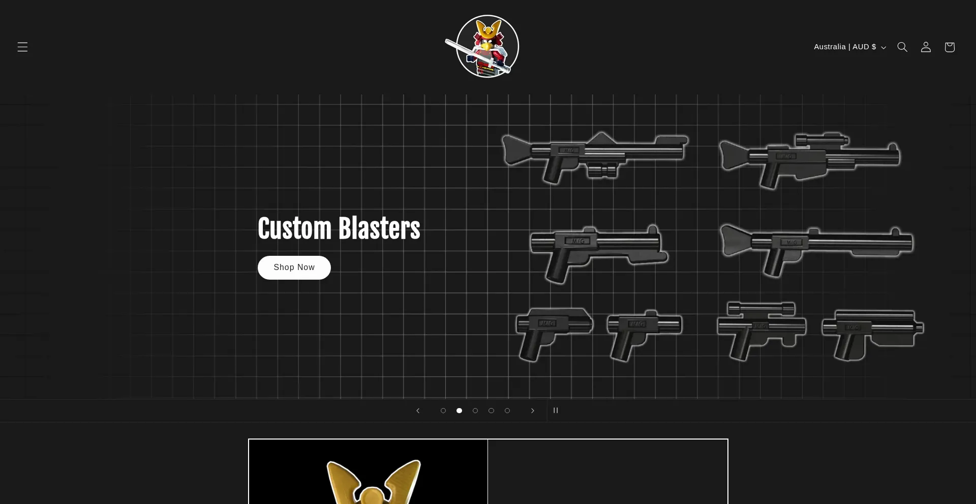 Website screenshot of Valorbuildsshop.com