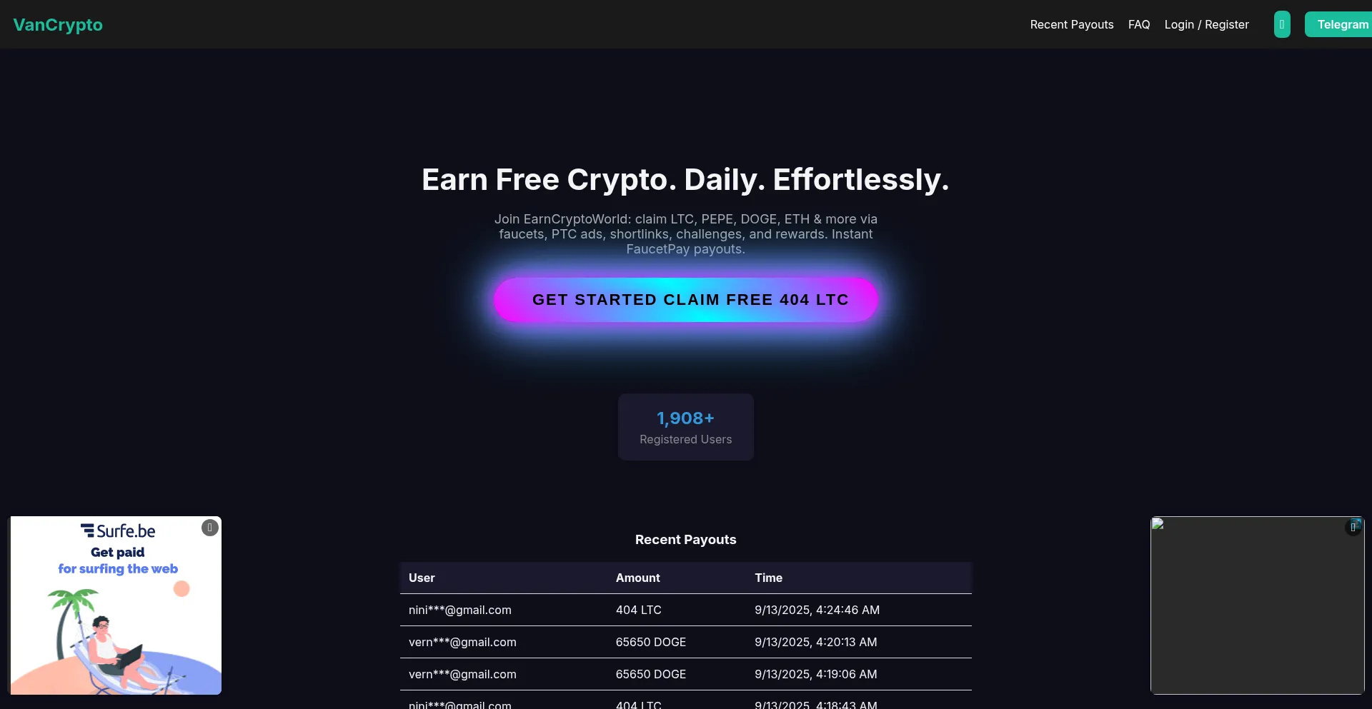 Vancrypto.xyz est-il Sûr et Fiable ?