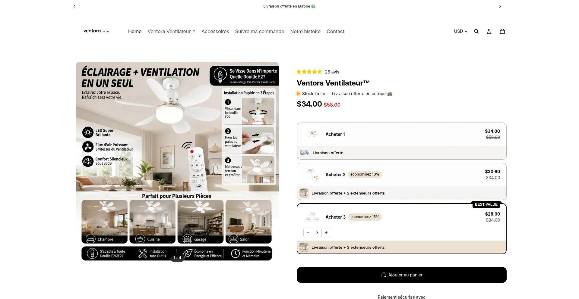 Ventorahome.fr