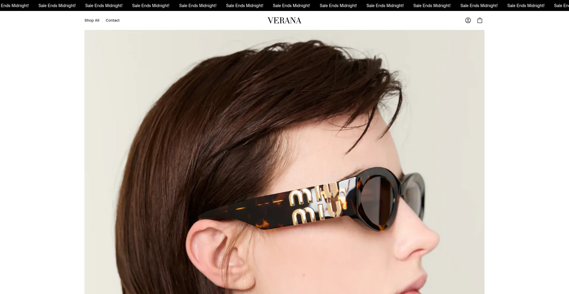 Website screenshot of Veranastyle.com