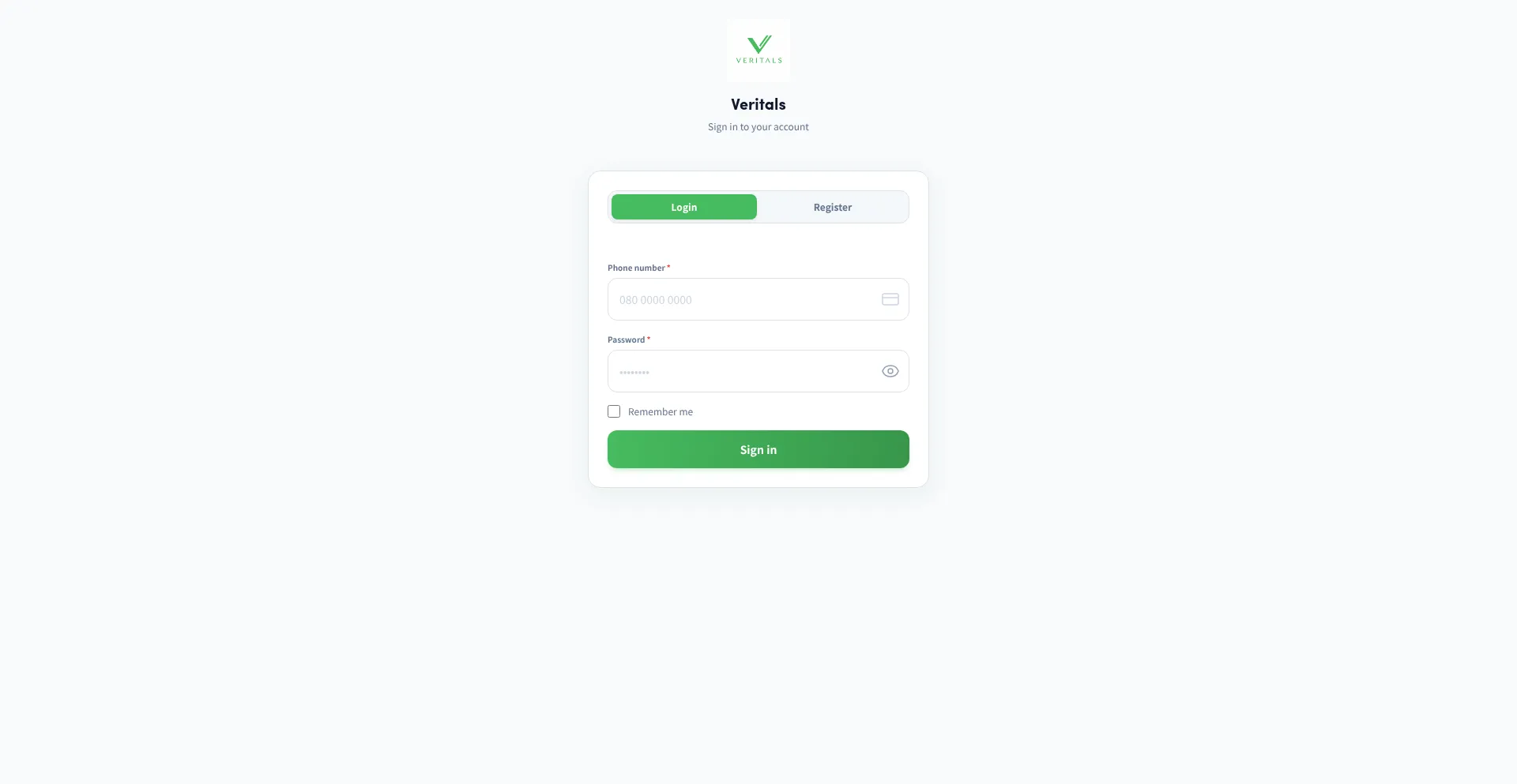 Veritals.site