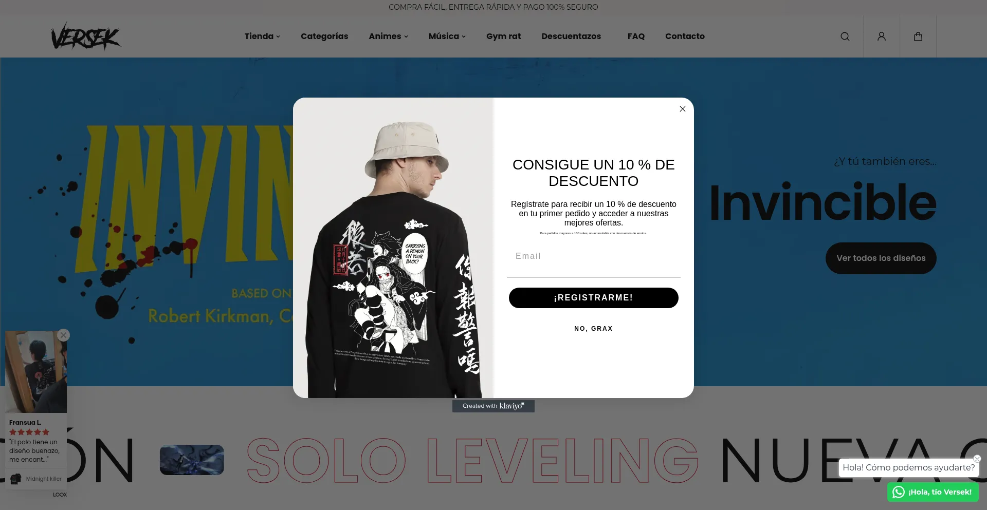 Website screenshot of Versekcorp.com