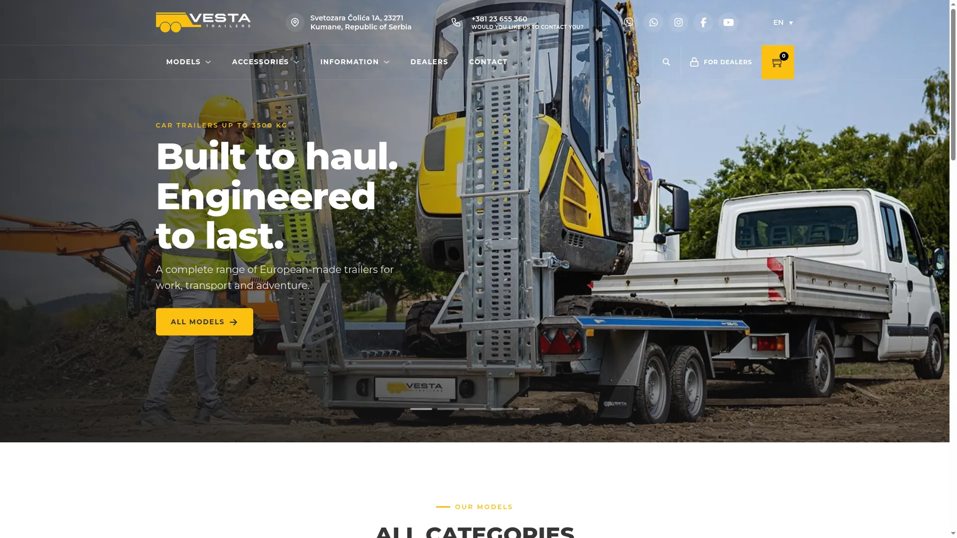 Vesta-trailers.com