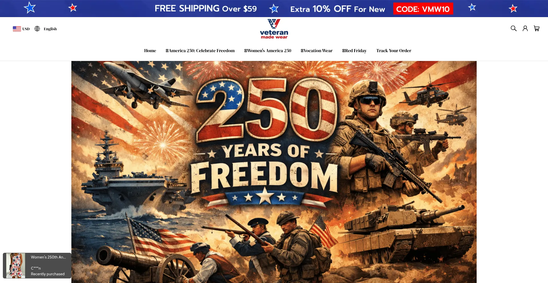 Veteranmadewear.com