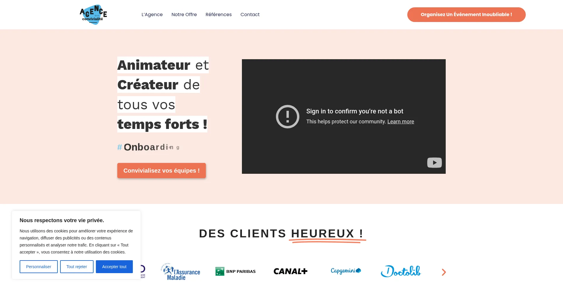 Video.agence-convivialite-events.com est-il Sûr et Fiable ?