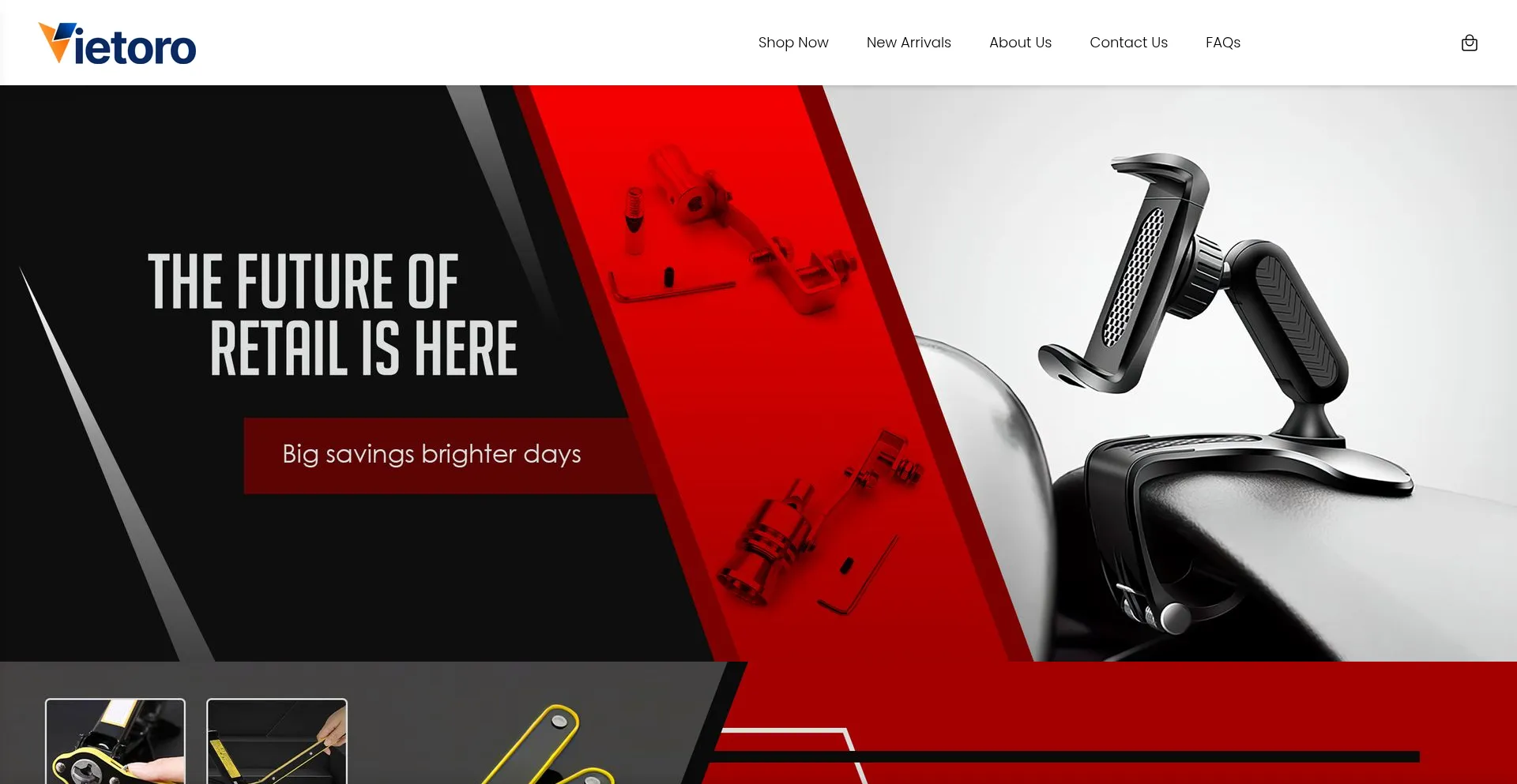 Website screenshot of Vietoro.com