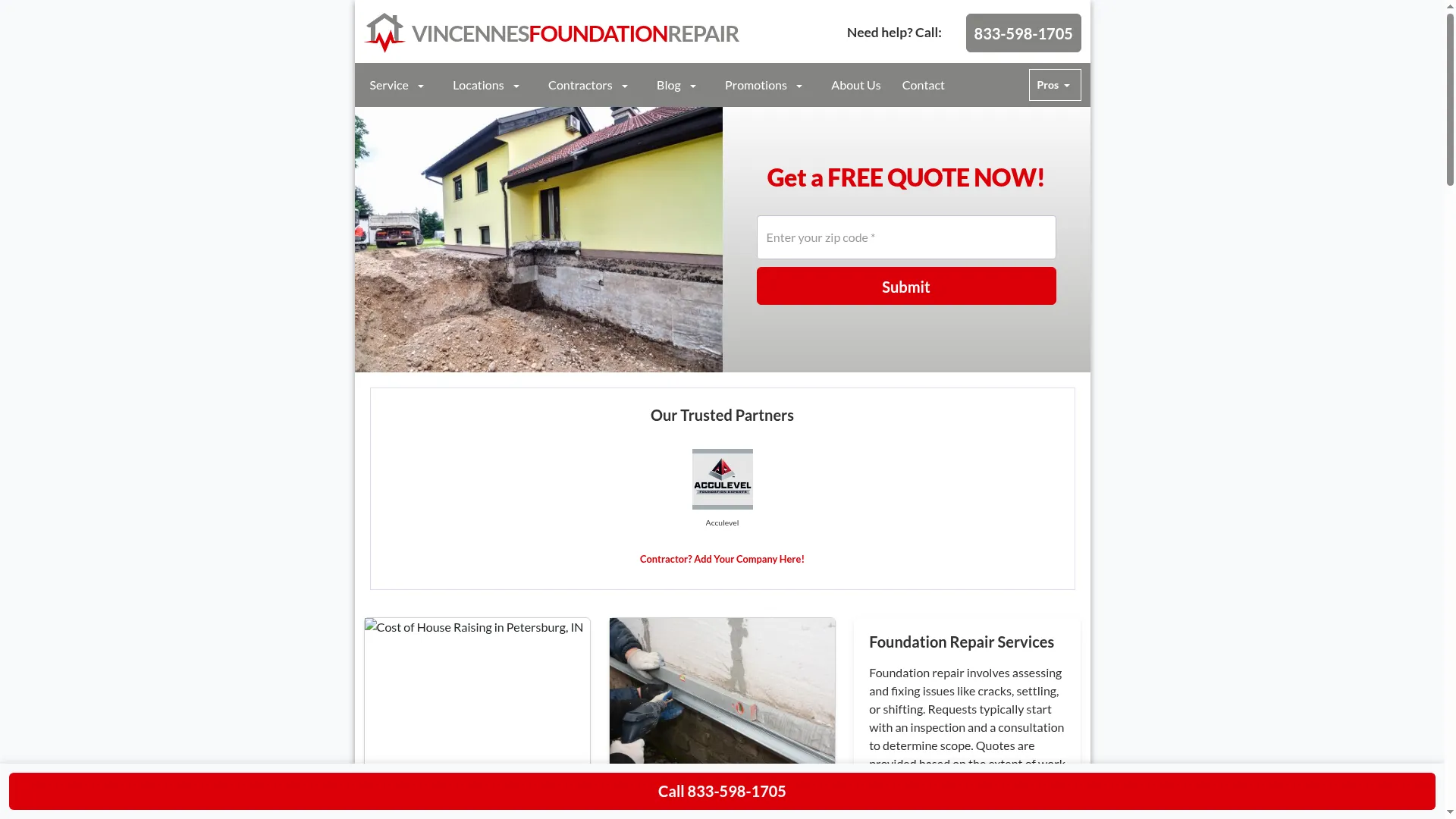 Vincennesfoundationrepairservice.com